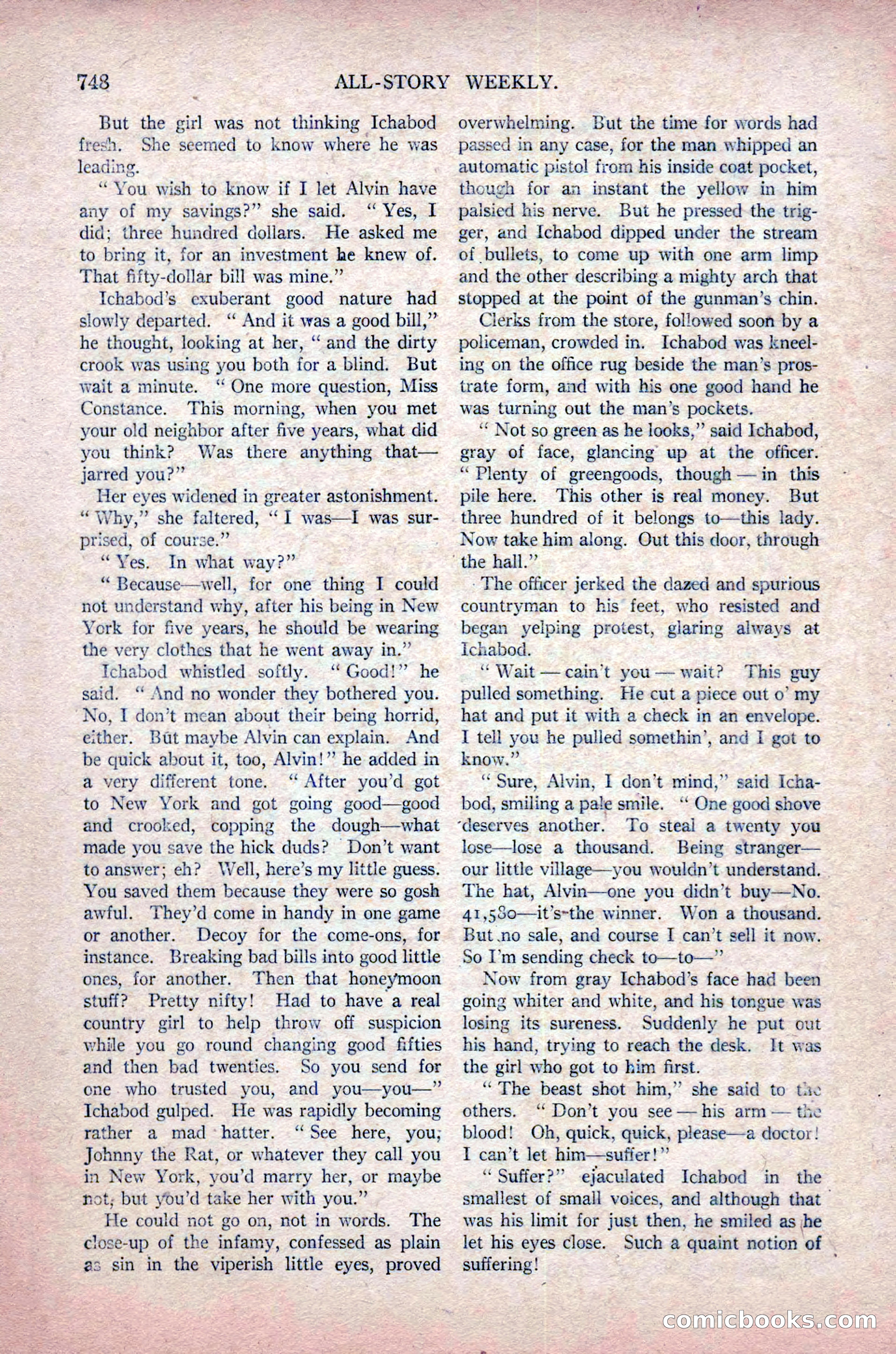 All-Story Weekly, November 16, 1918 — page 182 of 188