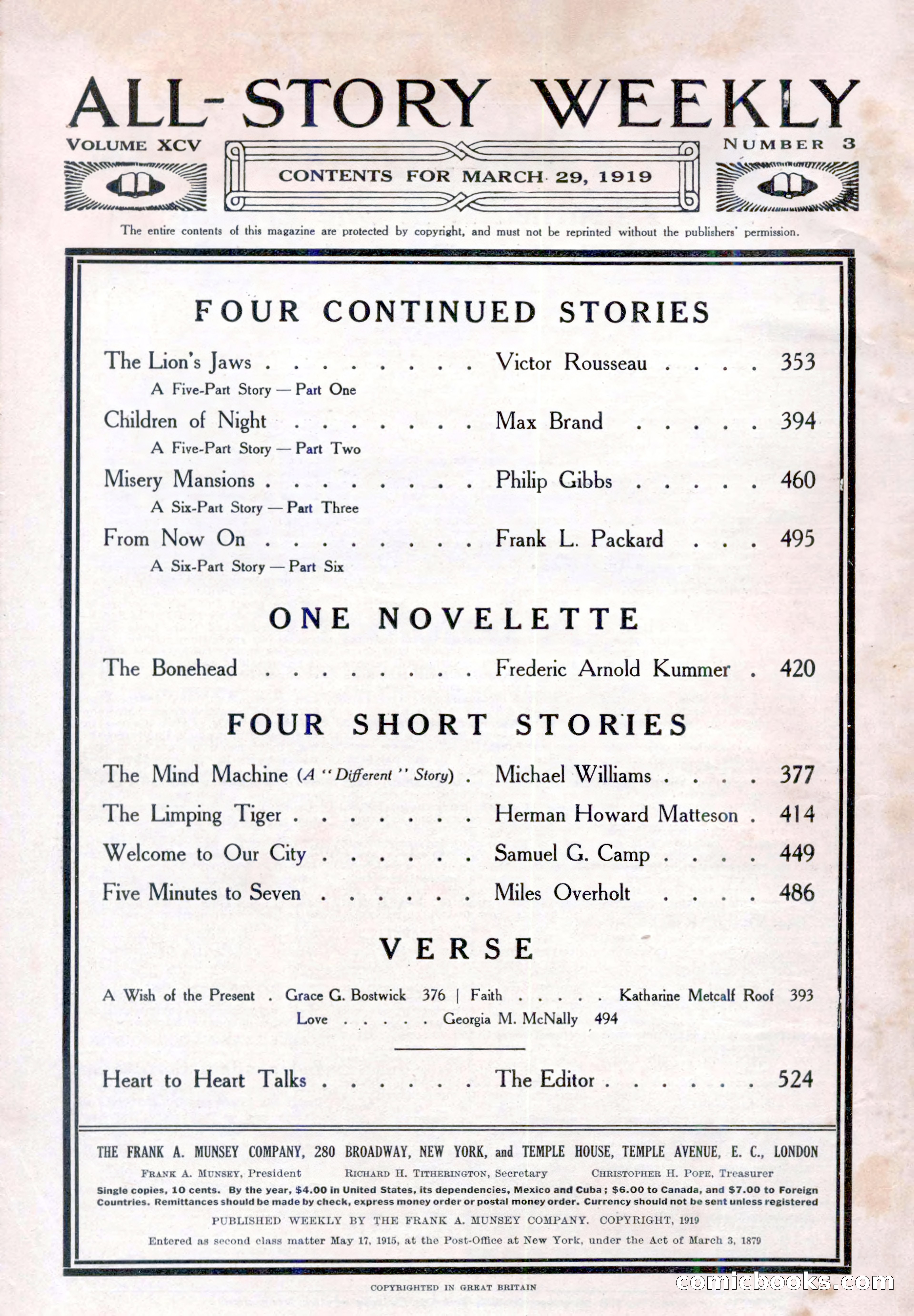 All-Story Weekly, March 29, 1919 — page 4 of 184