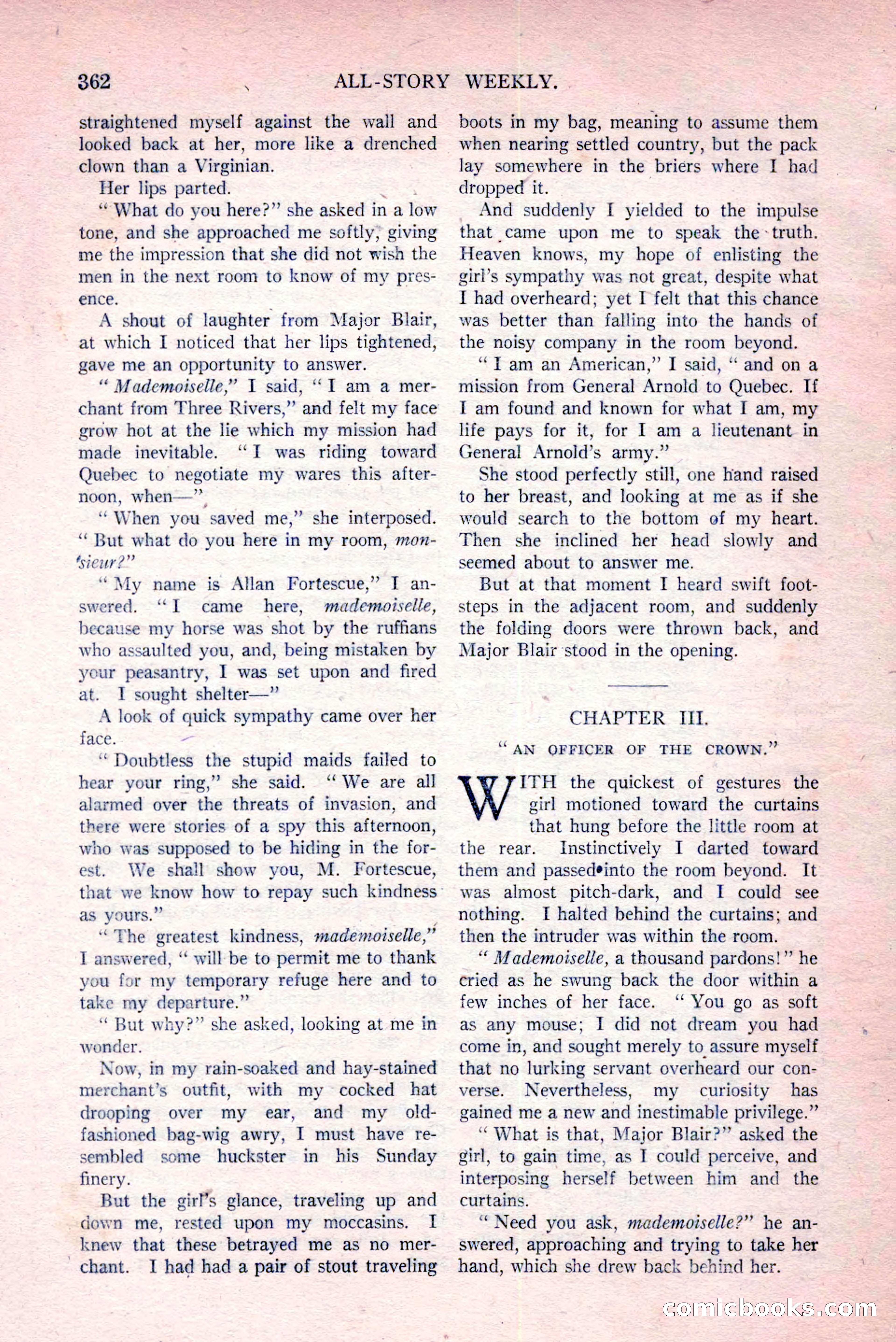 All-Story Weekly, March 29, 1919 — page 16 of 184