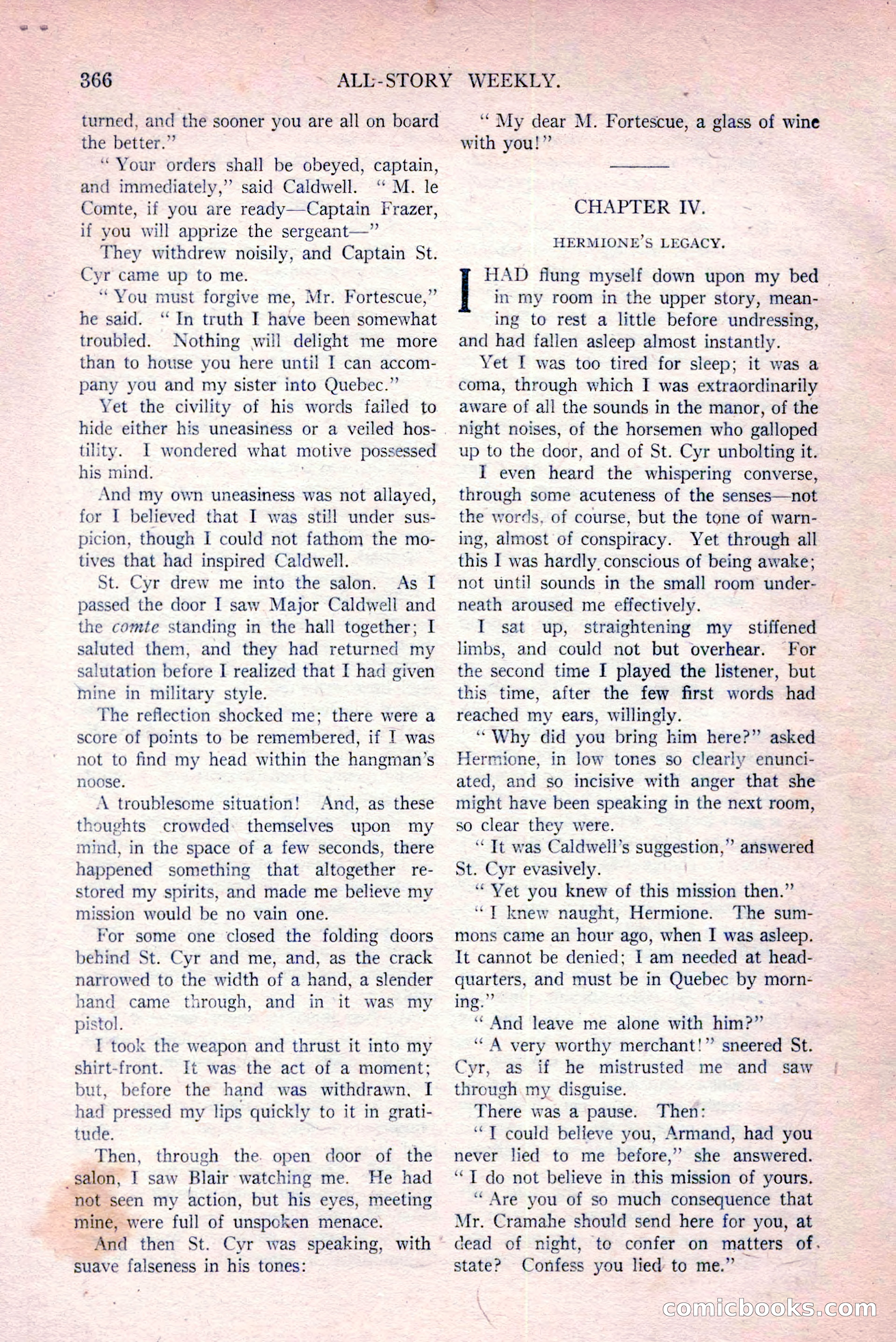 All-Story Weekly, March 29, 1919 — page 20 of 184
