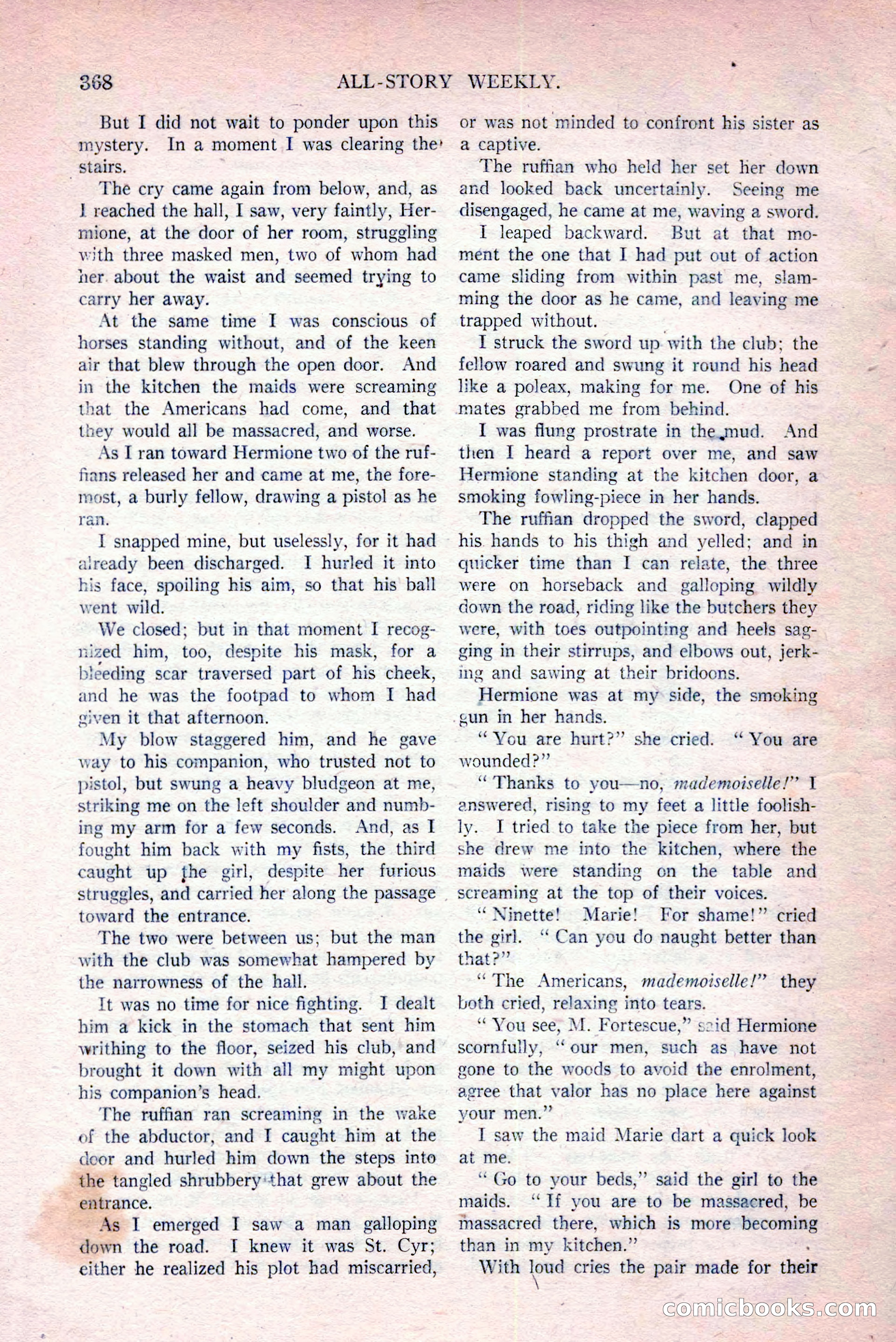 All-Story Weekly, March 29, 1919 — page 22 of 184
