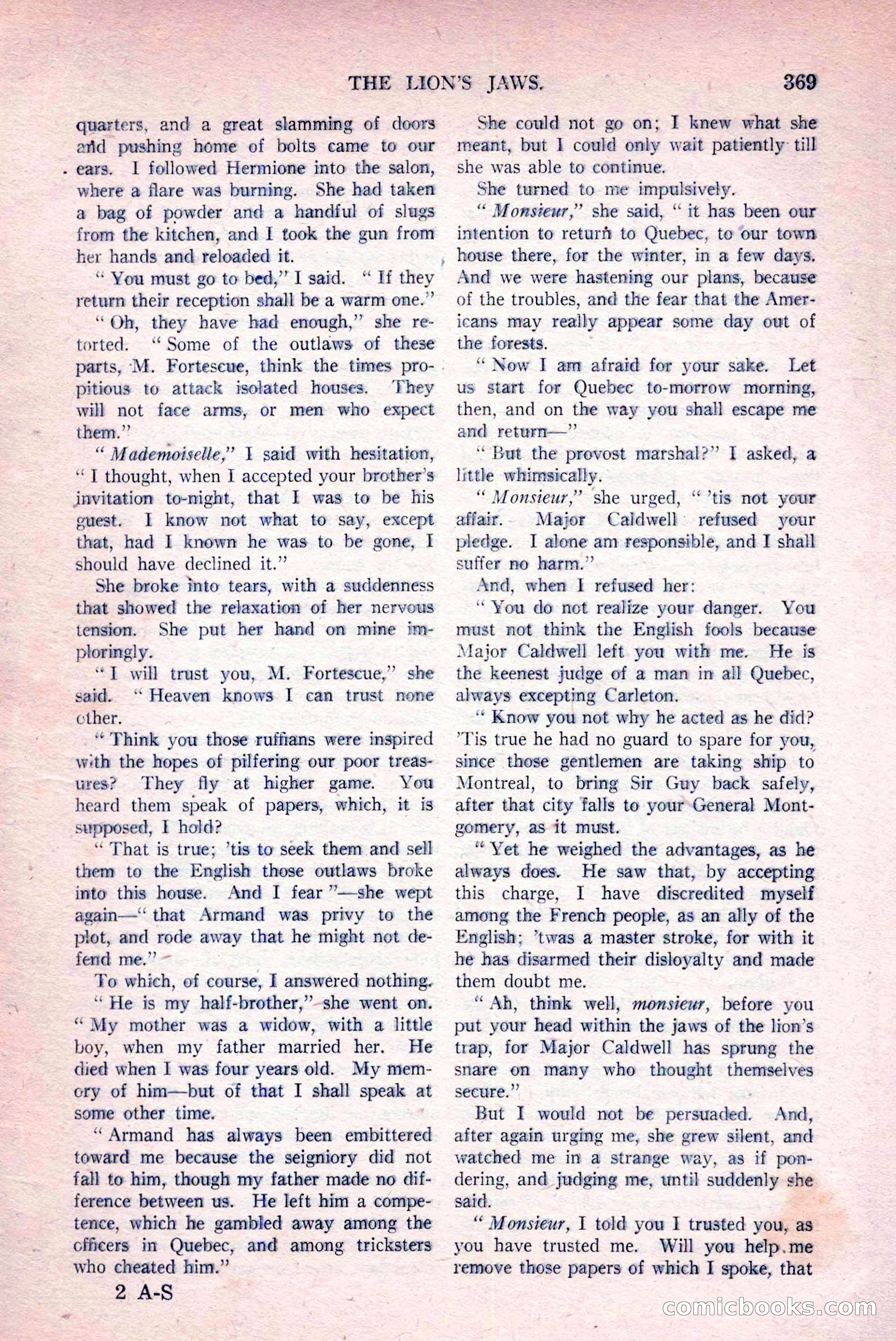 All-Story Weekly, March 29, 1919 — page 23 of 184