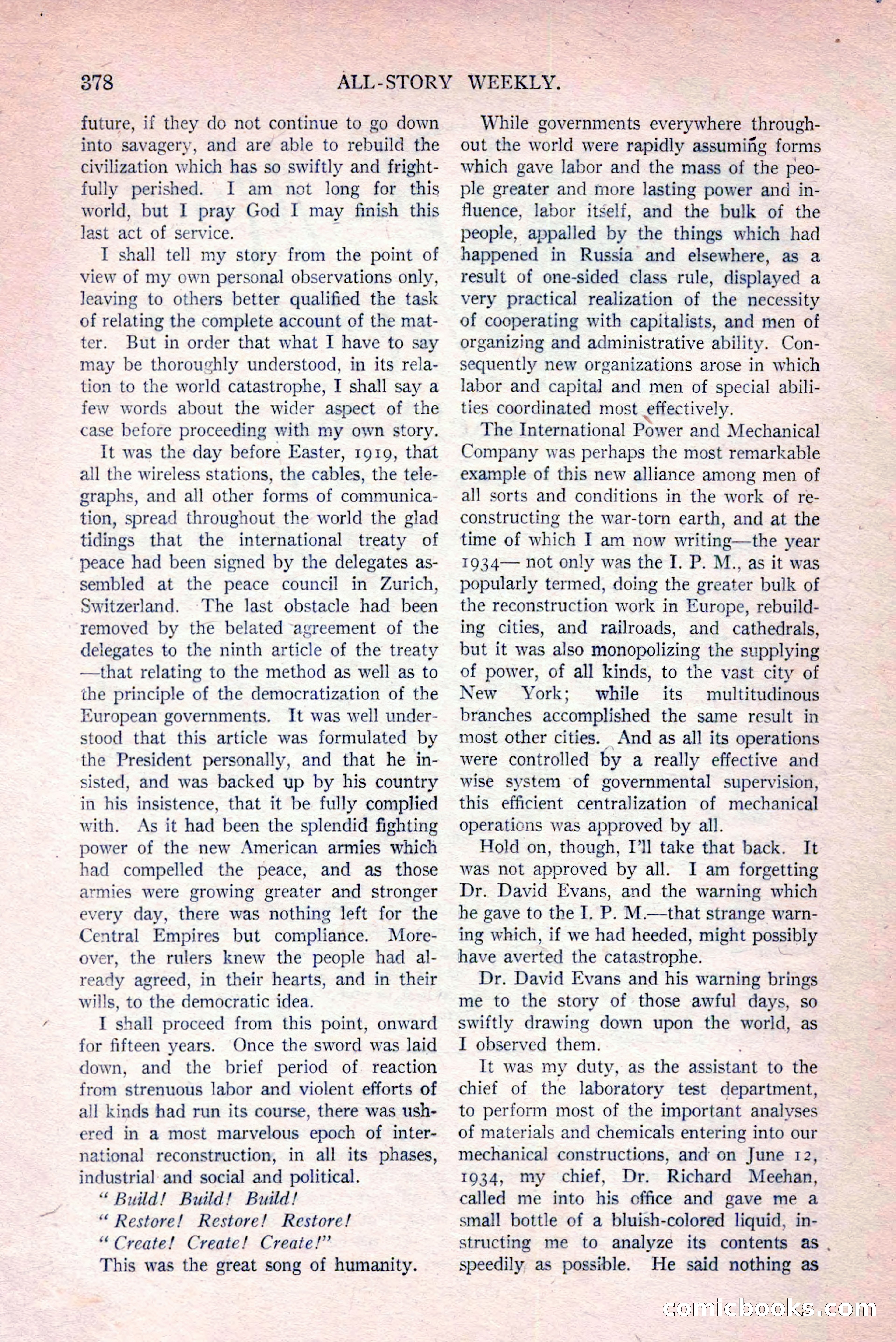 All-Story Weekly, March 29, 1919 — page 32 of 184