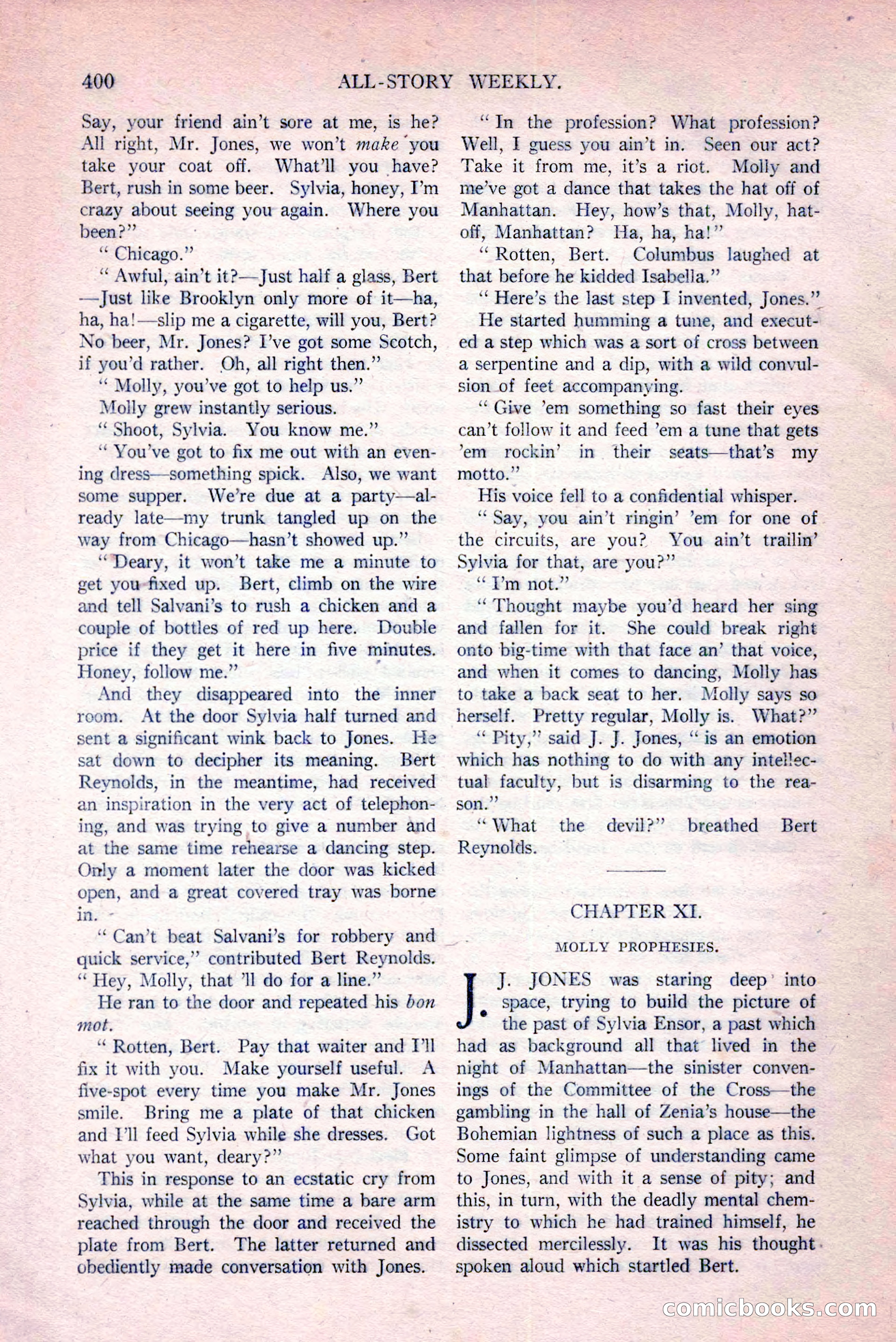 All-Story Weekly, March 29, 1919 — page 54 of 184
