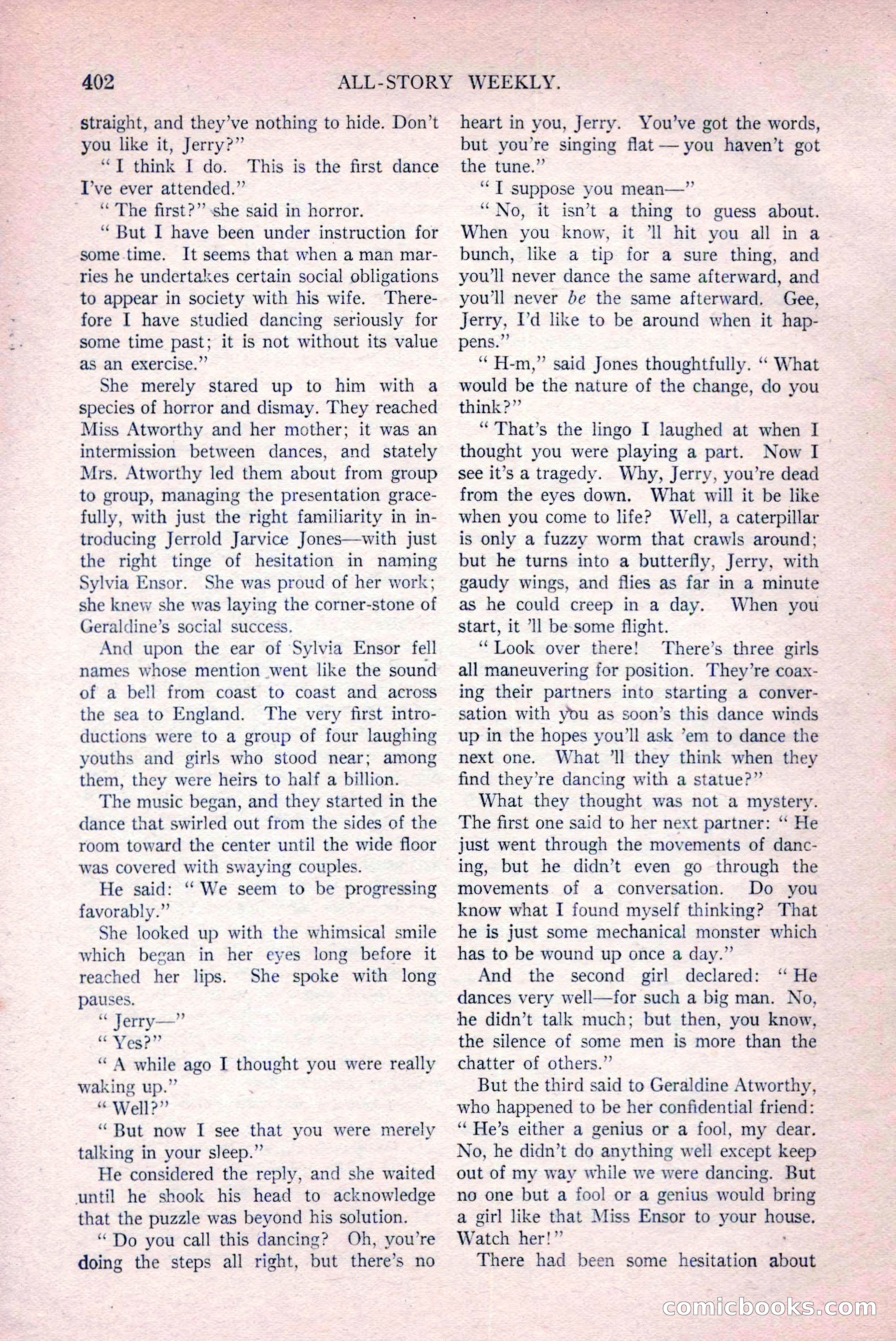 All-Story Weekly, March 29, 1919 — page 56 of 184
