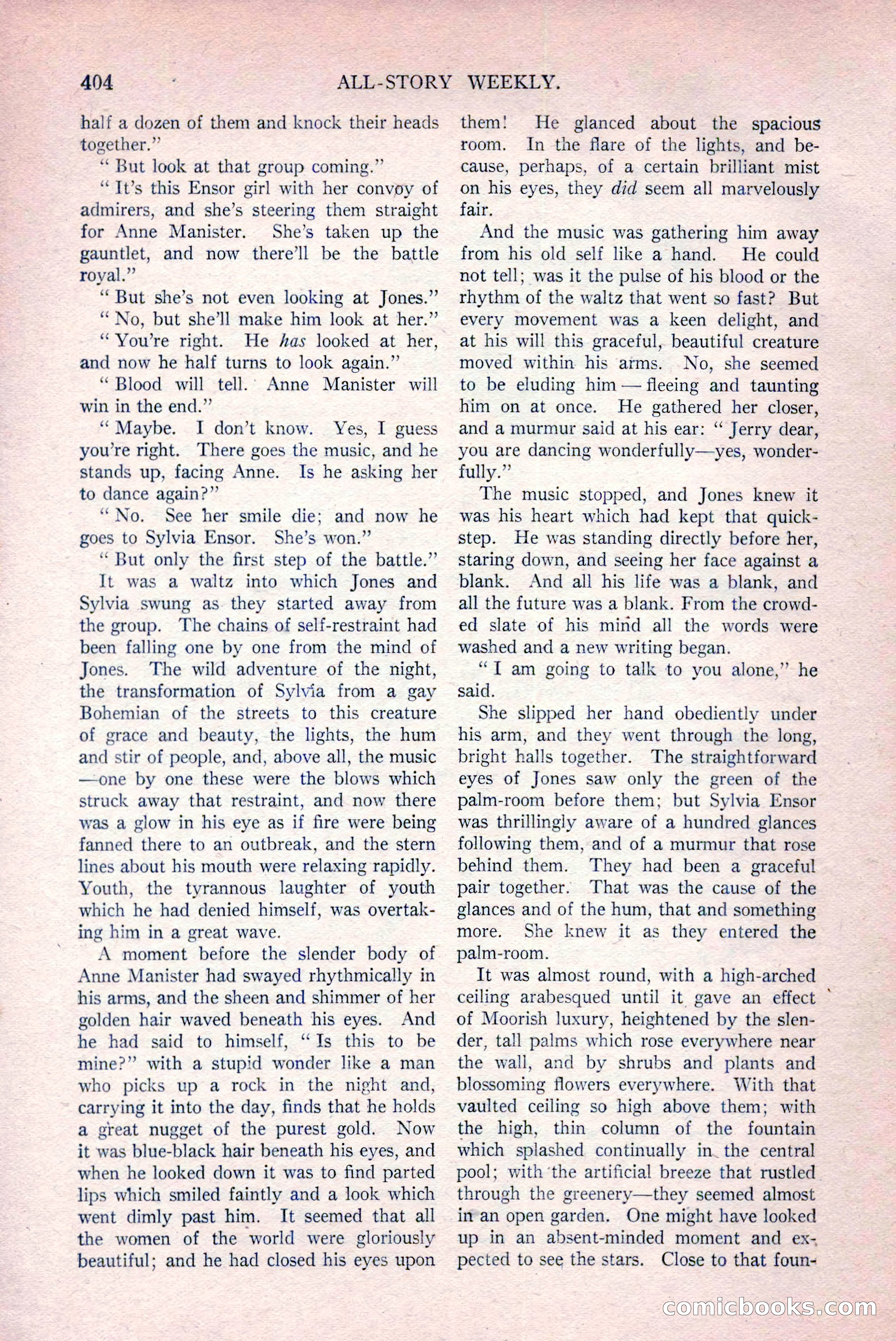 All-Story Weekly, March 29, 1919 — page 58 of 184