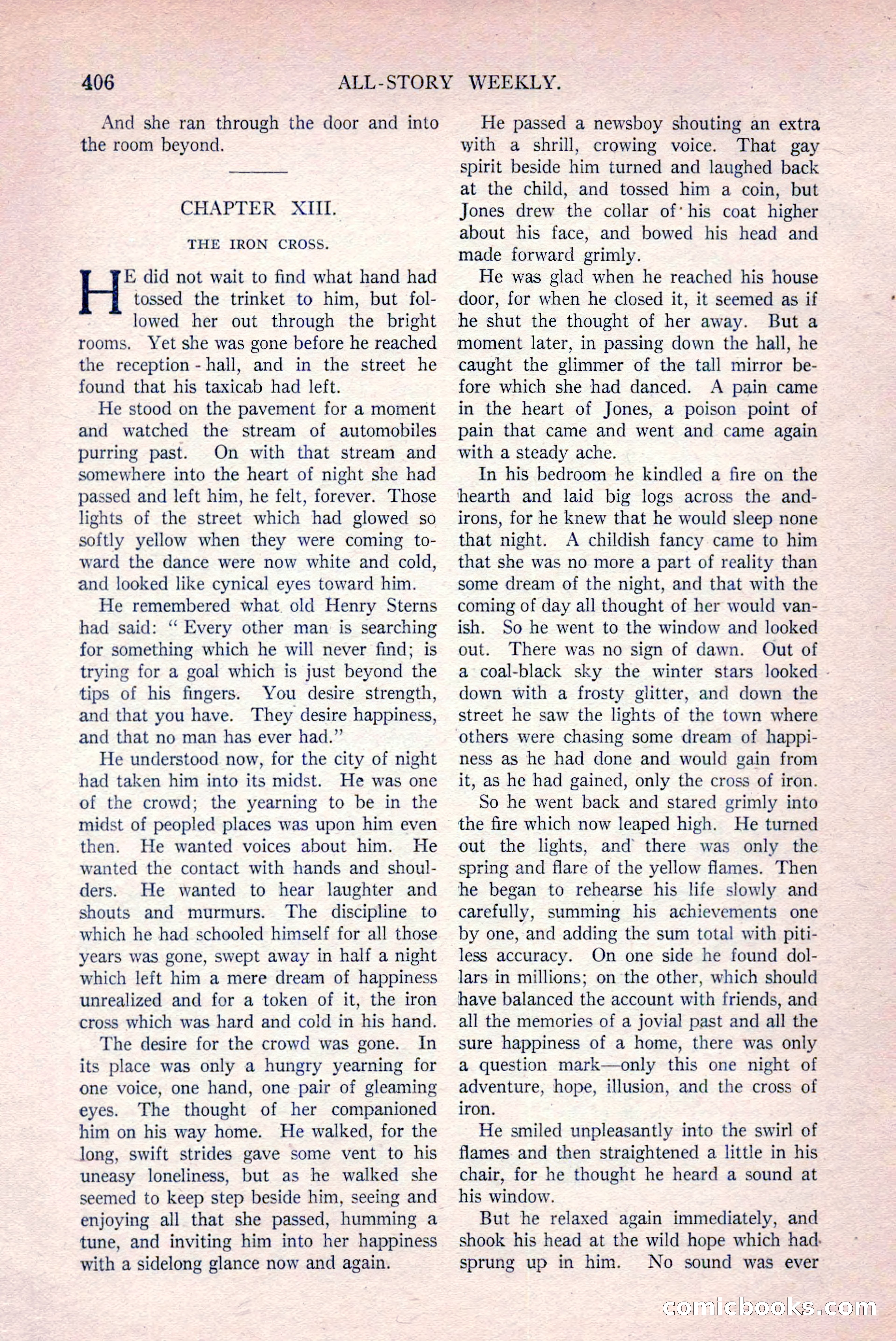 All-Story Weekly, March 29, 1919 — page 60 of 184