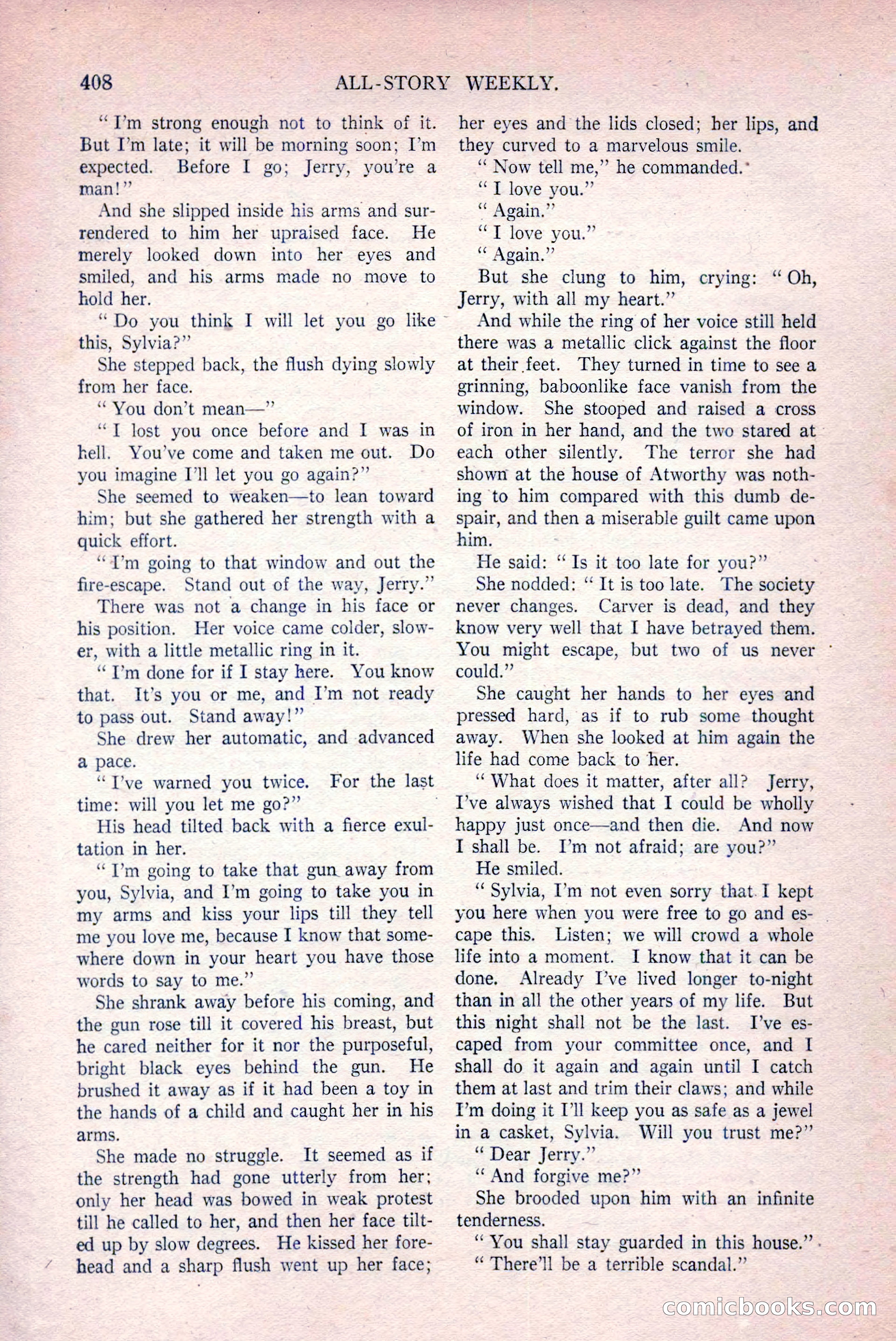 All-Story Weekly, March 29, 1919 — page 62 of 184