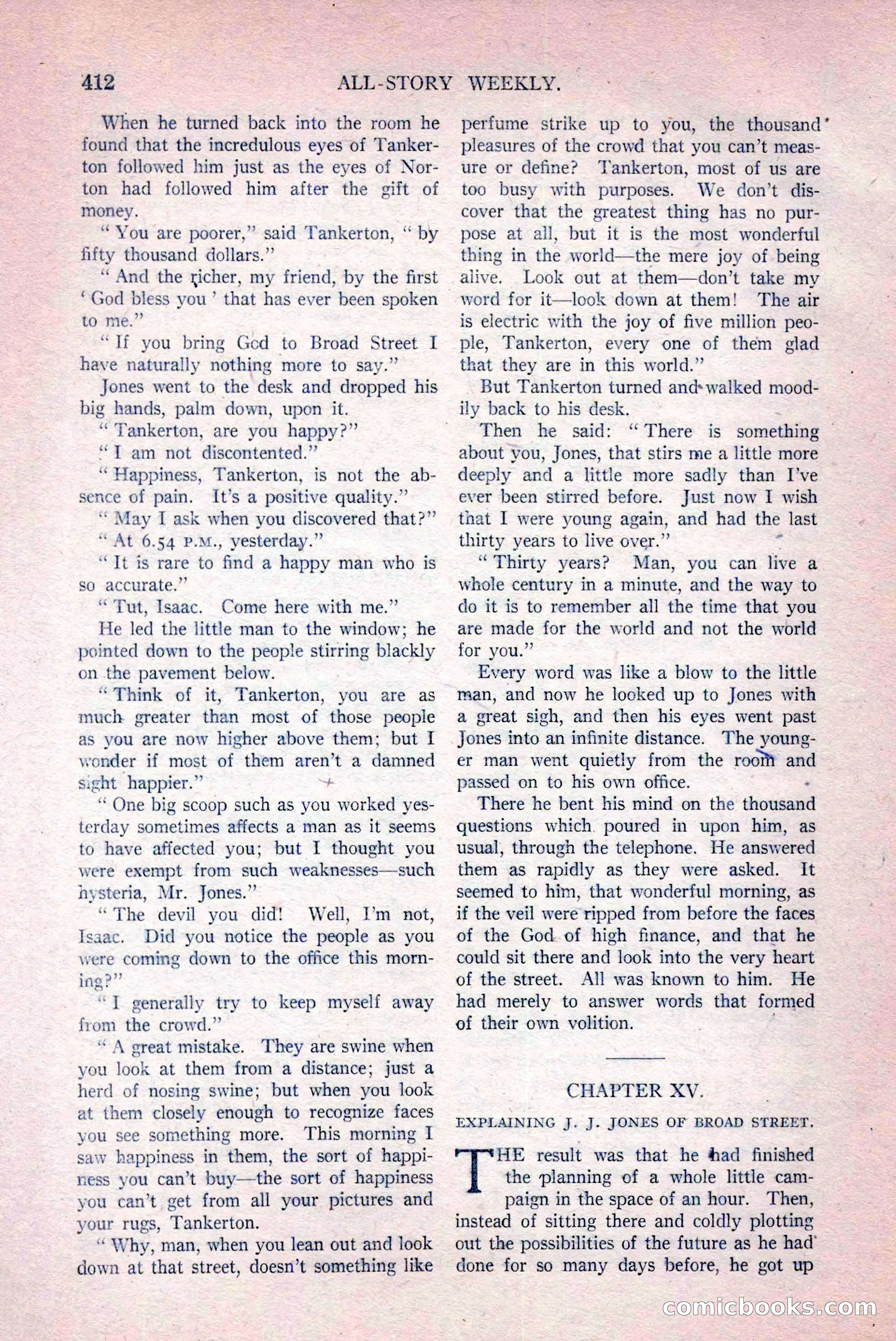 All-Story Weekly, March 29, 1919 — page 66 of 184