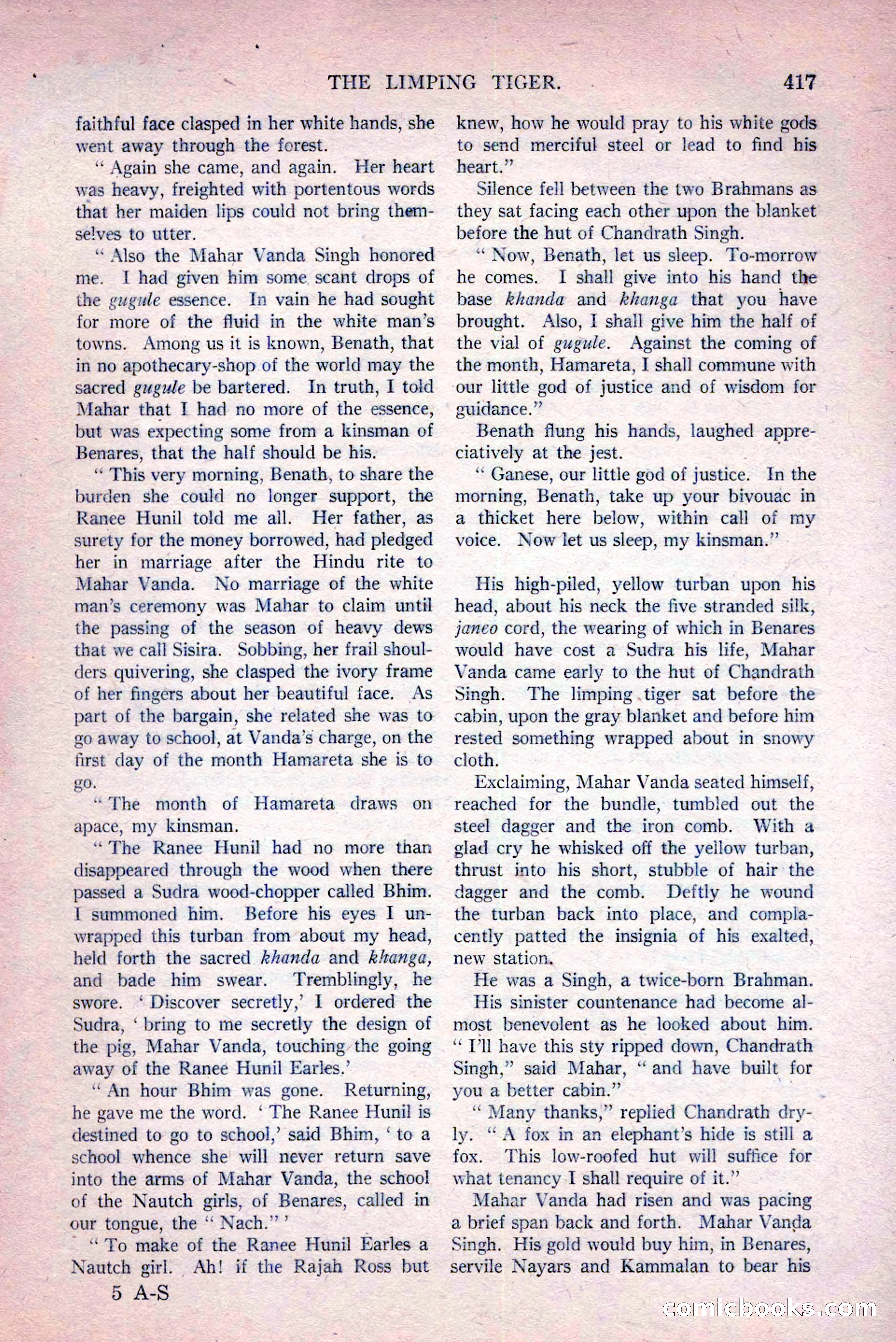 All-Story Weekly, March 29, 1919 — page 71 of 184