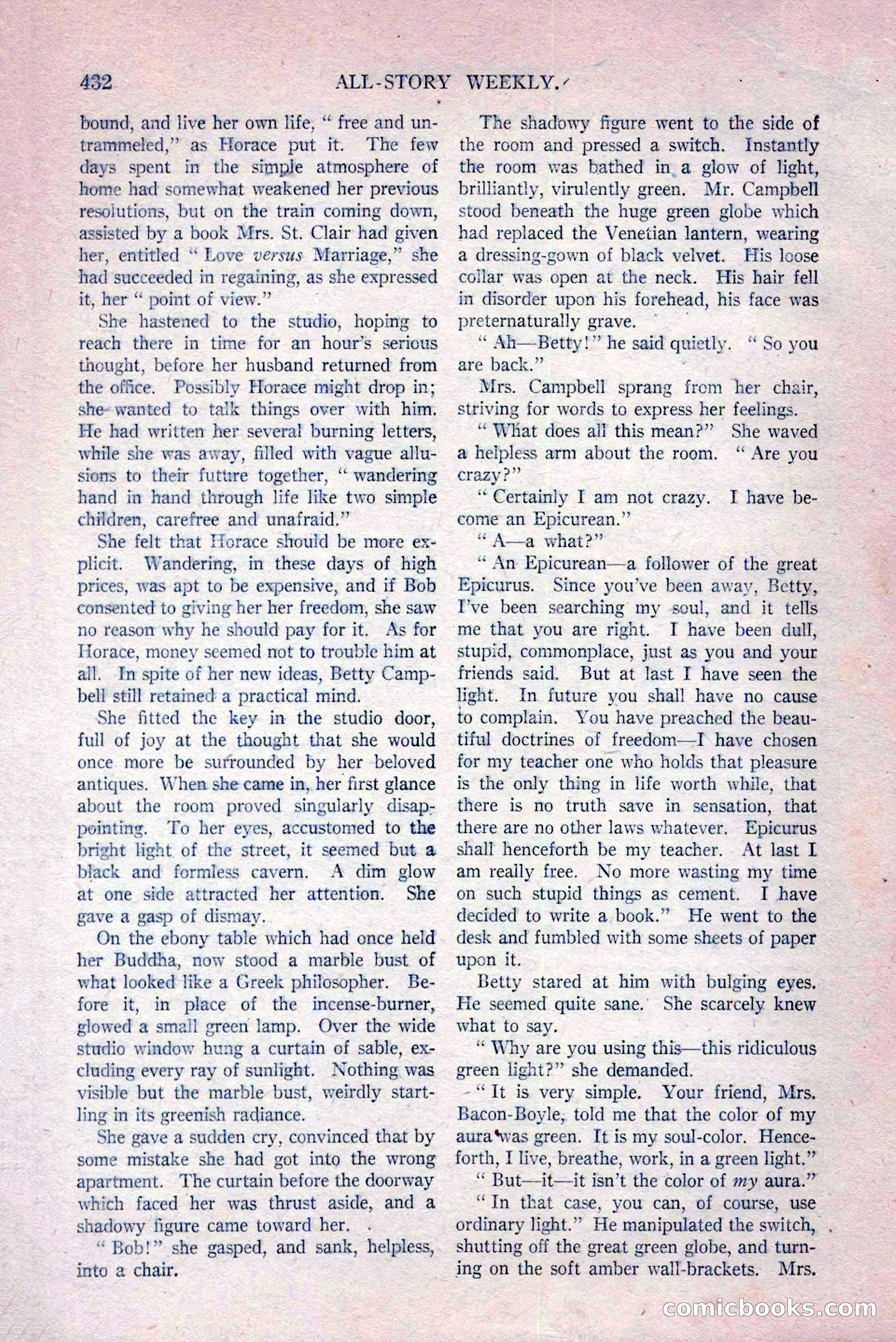 All-Story Weekly, March 29, 1919 — page 86 of 184