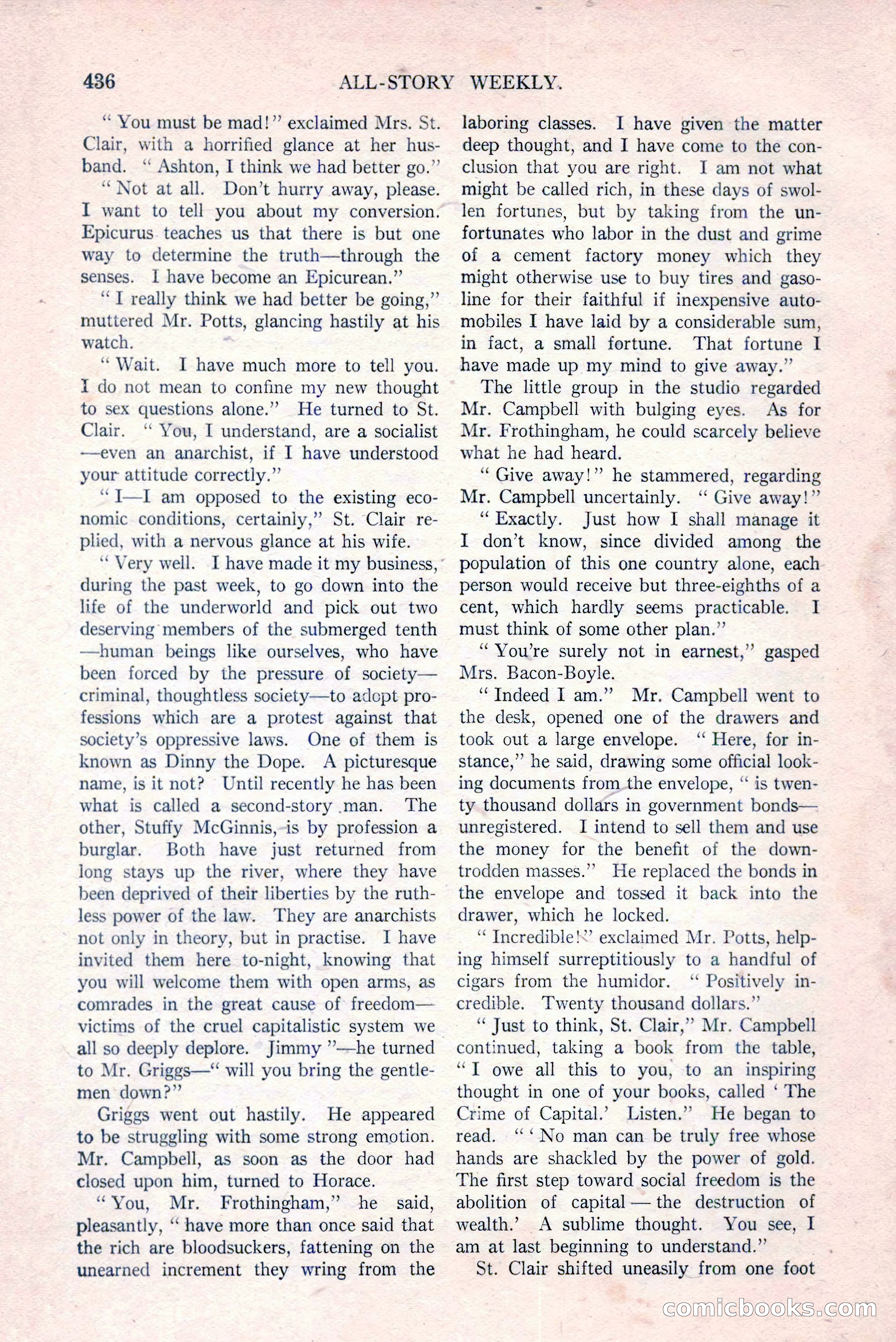 All-Story Weekly, March 29, 1919 — page 90 of 184