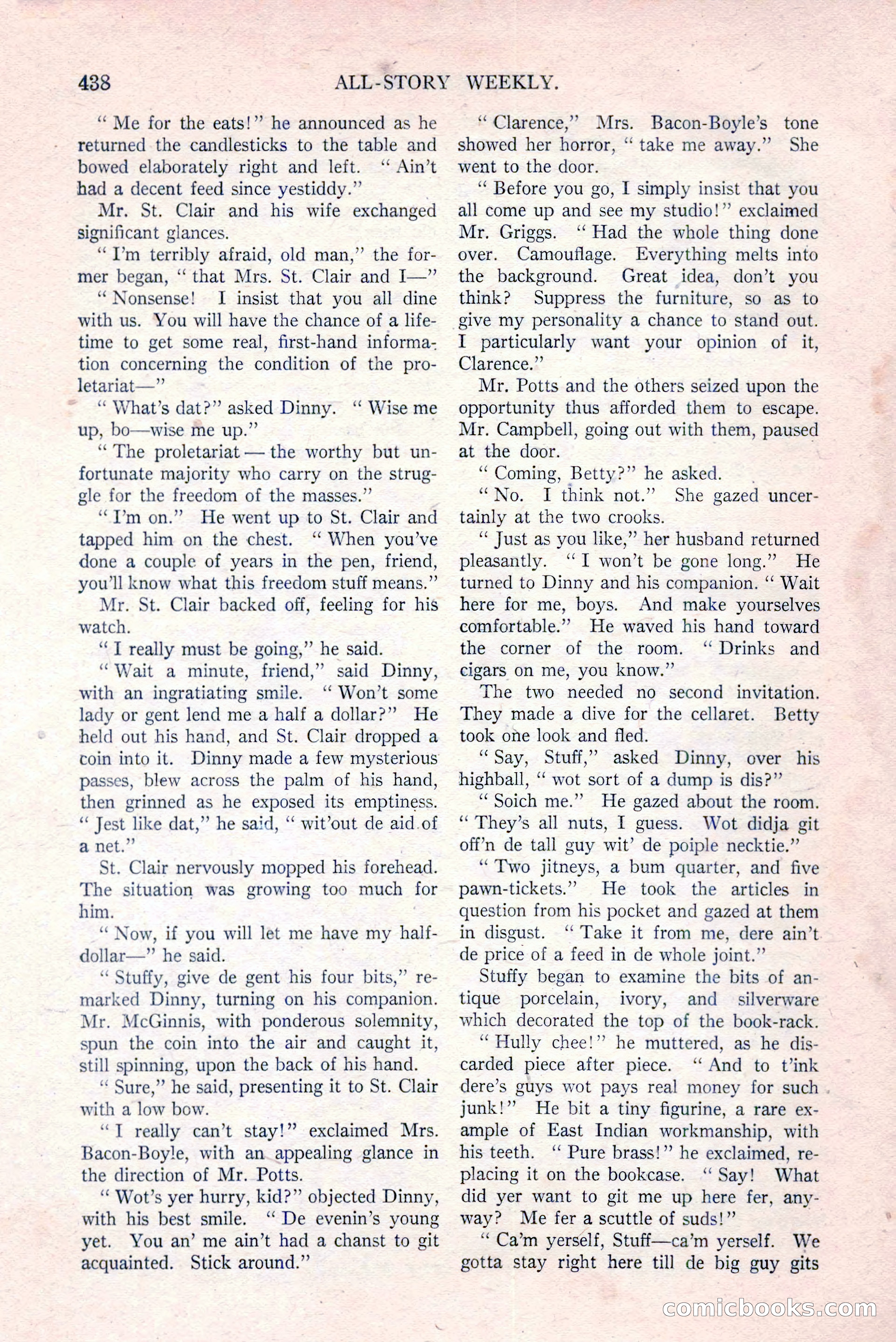 All-Story Weekly, March 29, 1919 — page 92 of 184