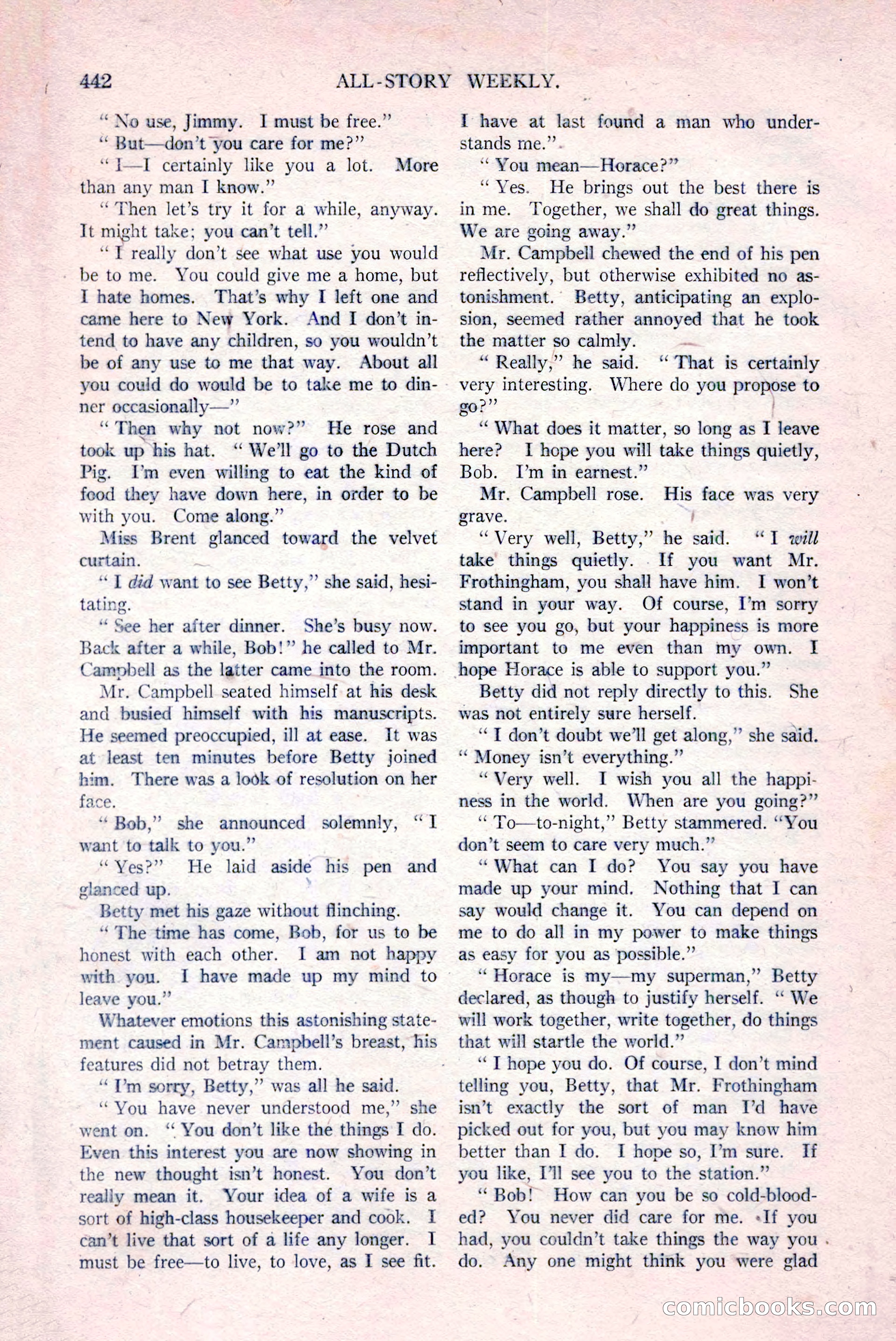 All-Story Weekly, March 29, 1919 — page 96 of 184