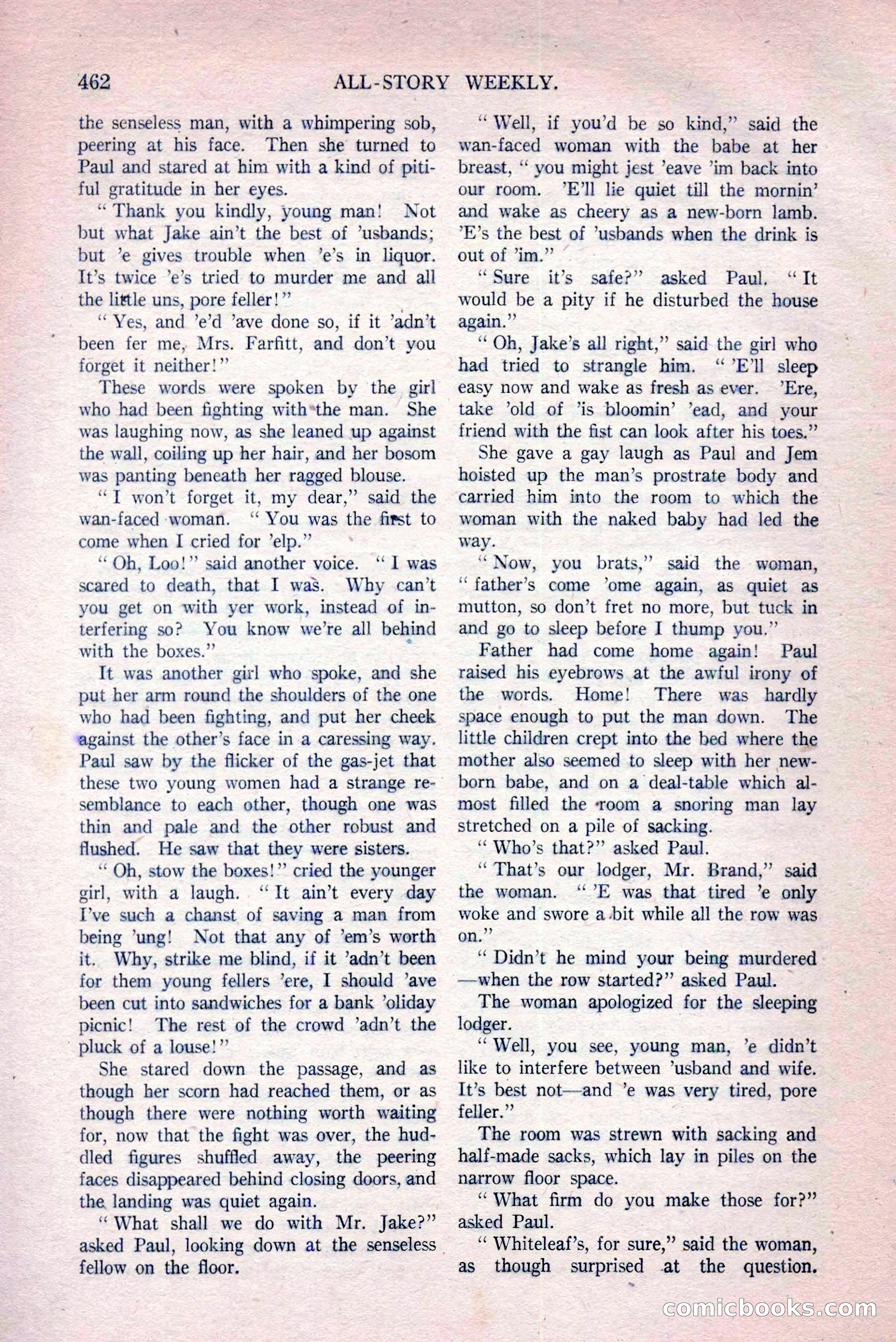 All-Story Weekly, March 29, 1919 — page 116 of 184