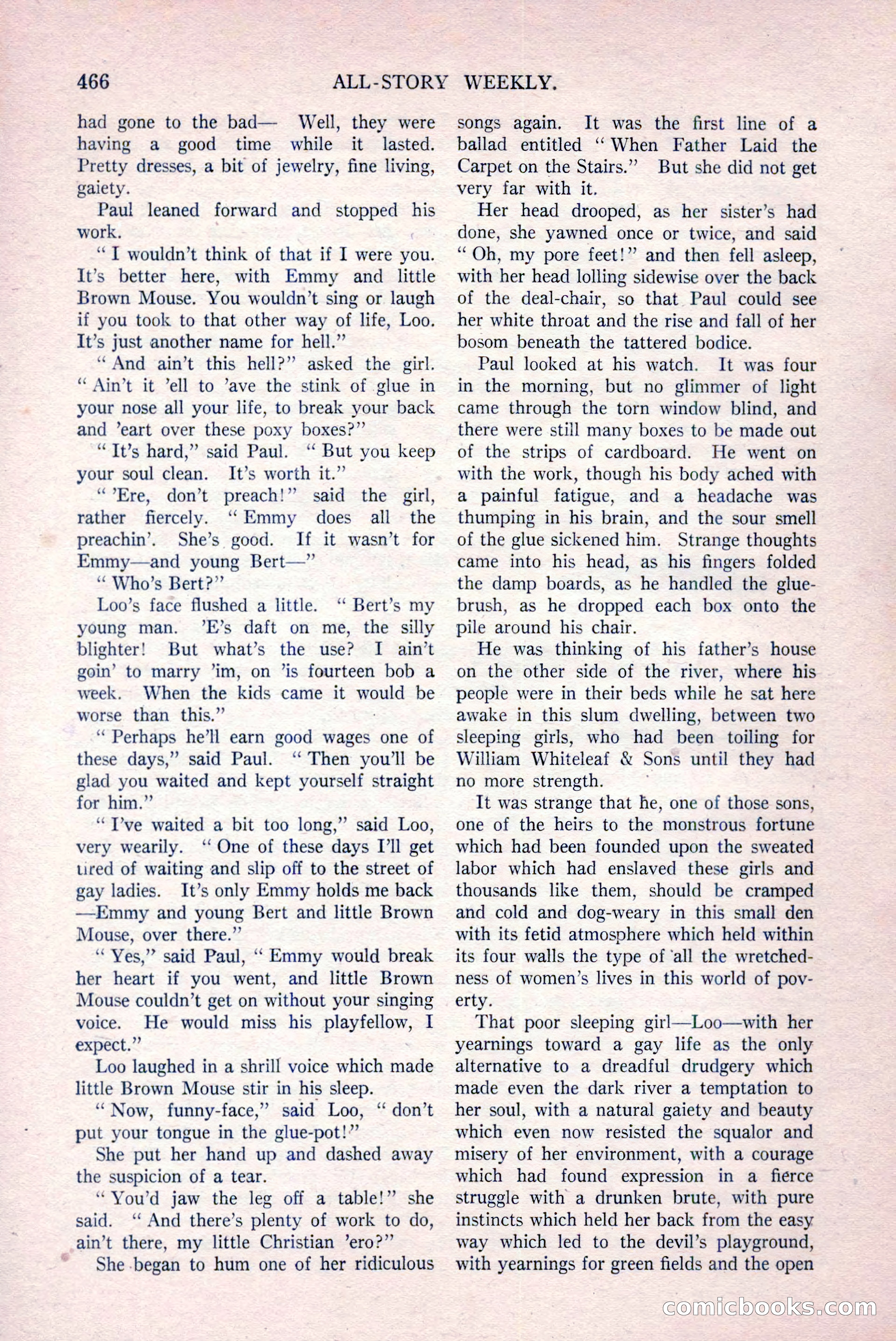All-Story Weekly, March 29, 1919 — page 120 of 184