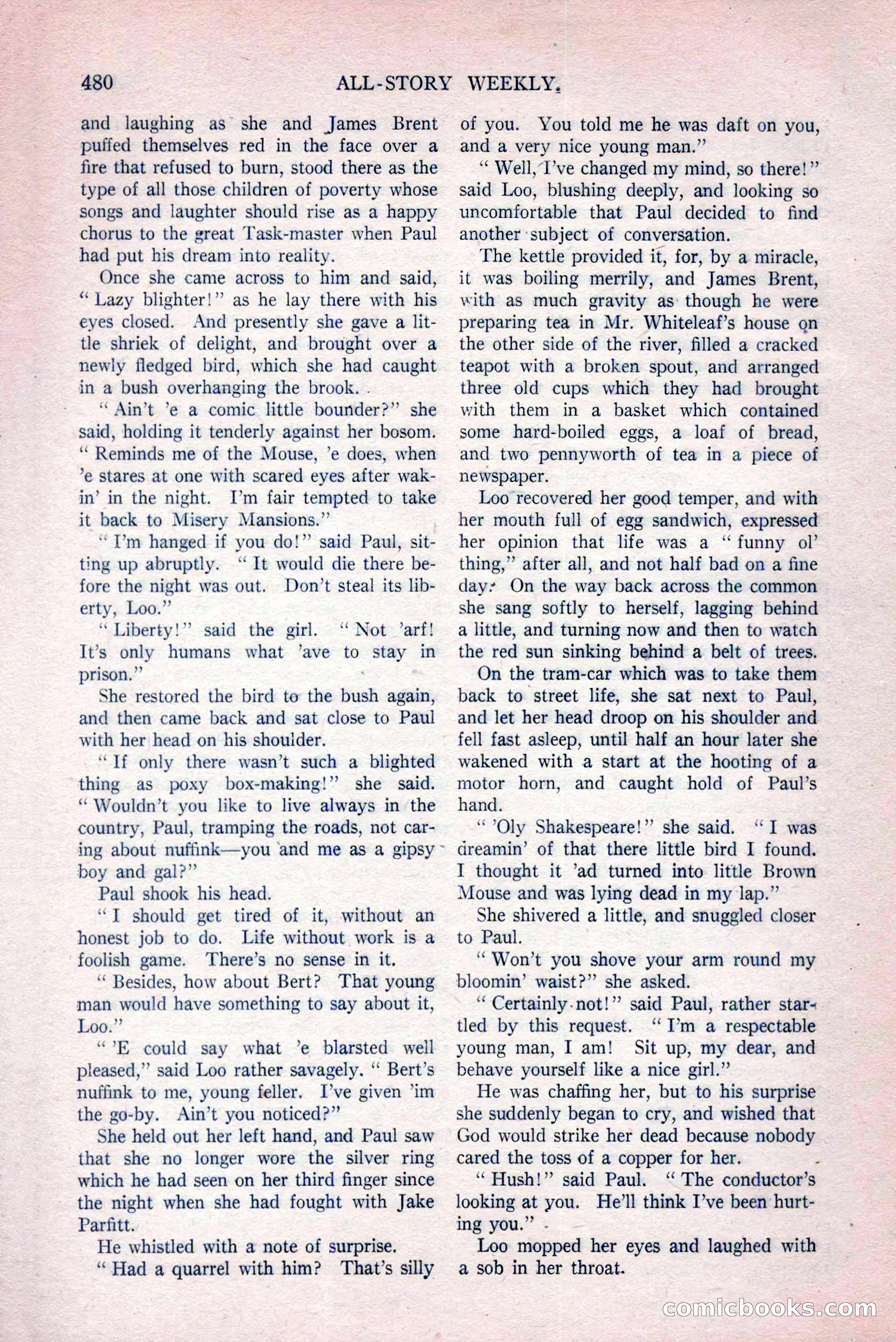 All-Story Weekly, March 29, 1919 — page 134 of 184