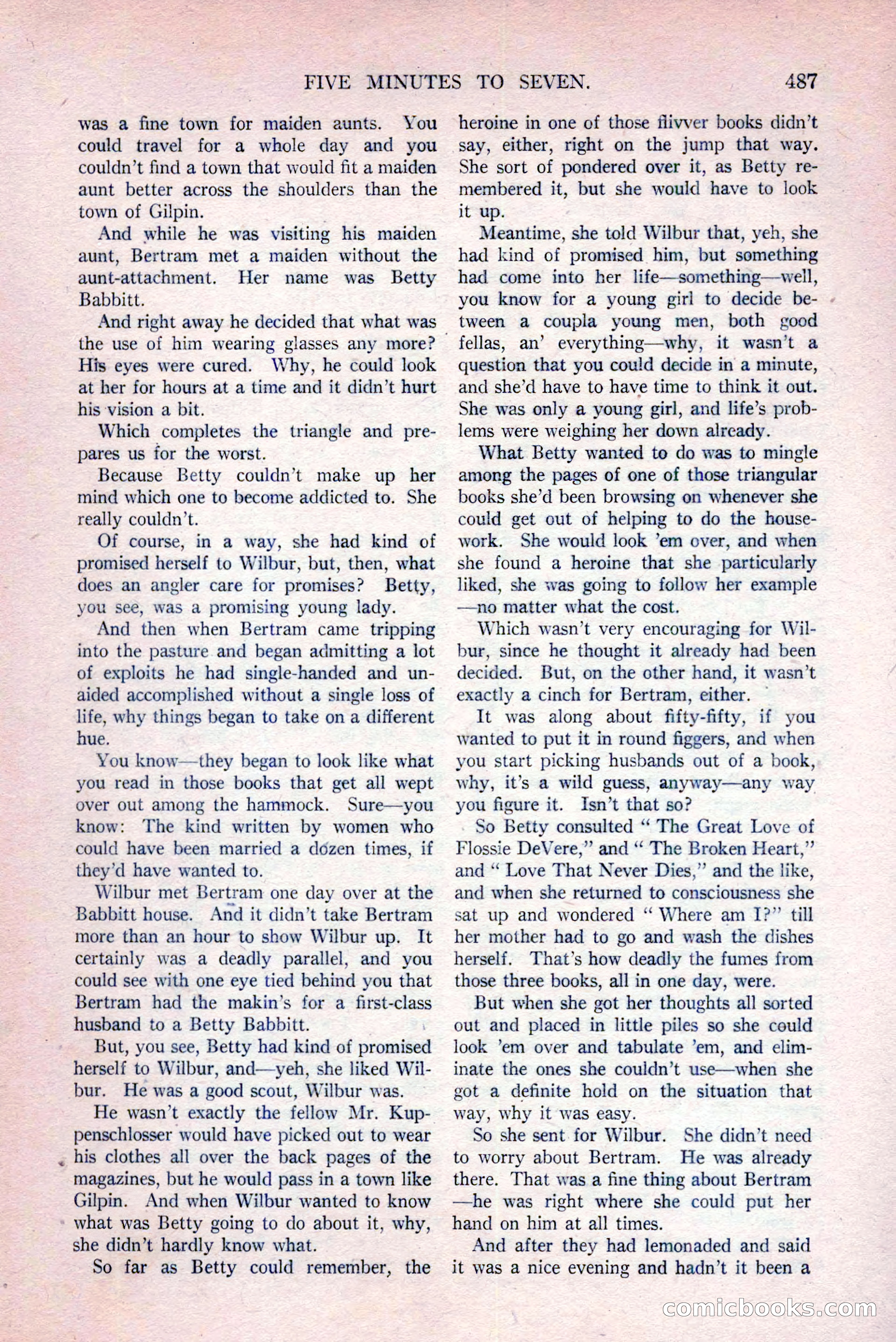All-Story Weekly, March 29, 1919 — page 141 of 184