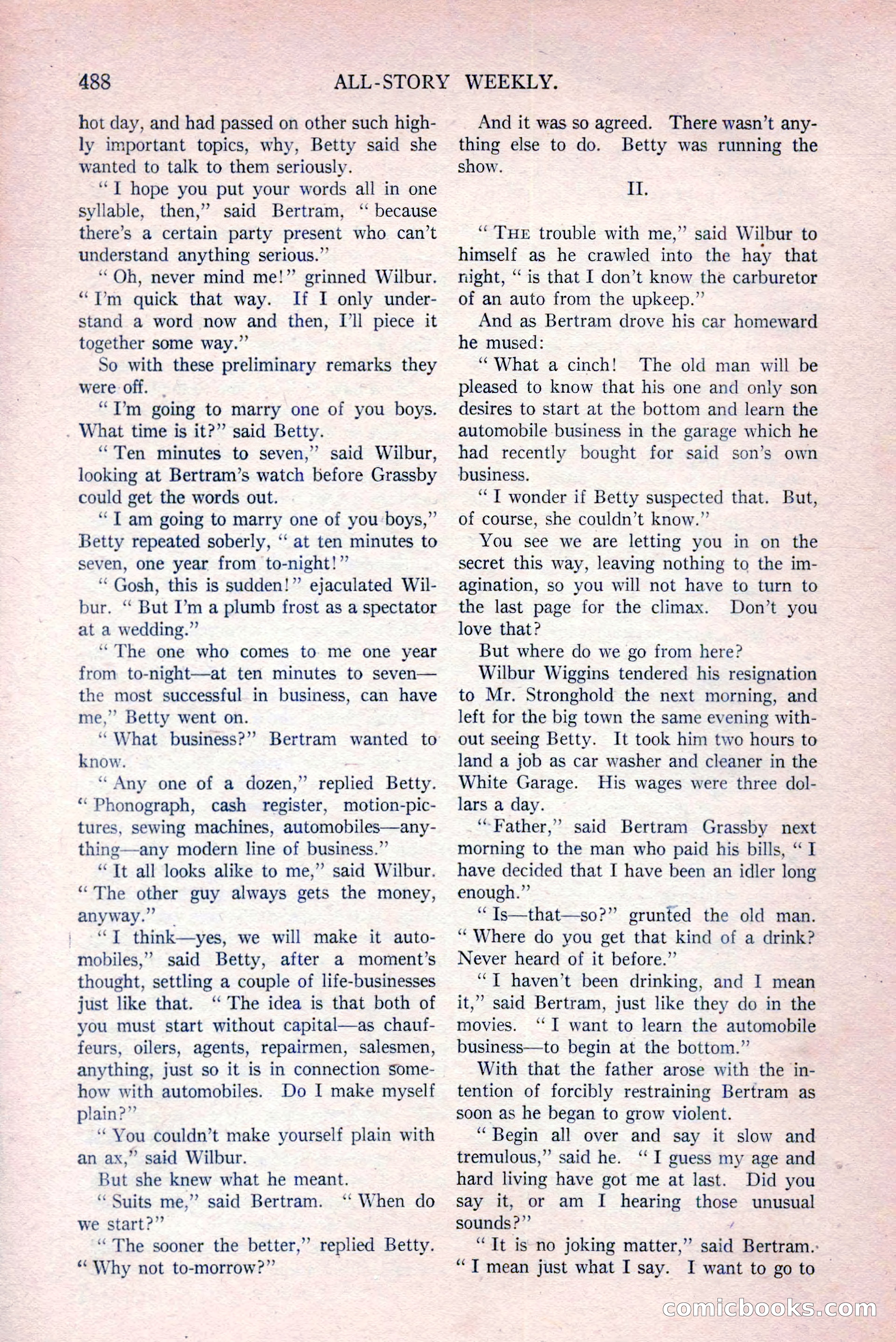 All-Story Weekly, March 29, 1919 — page 142 of 184