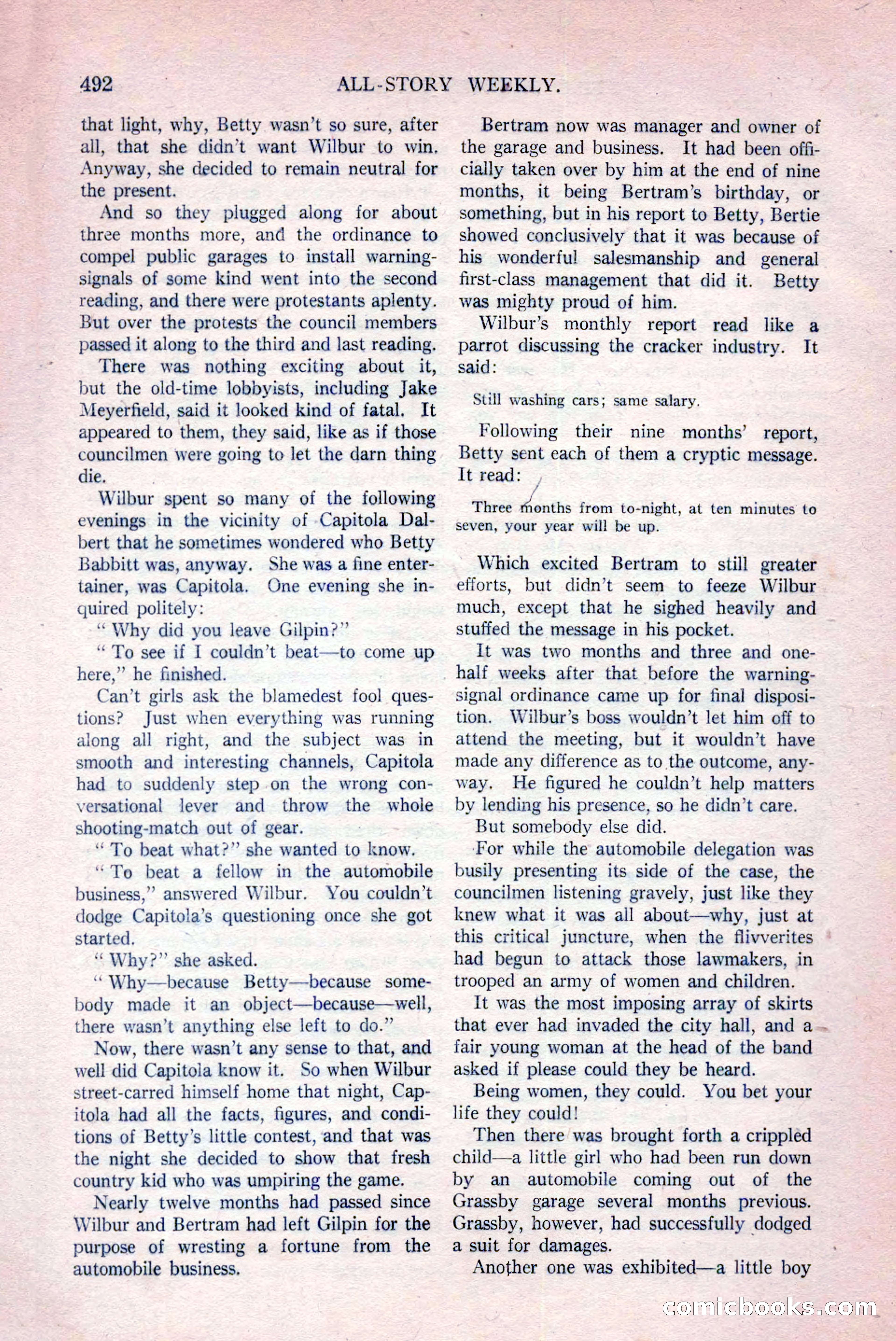 All-Story Weekly, March 29, 1919 — page 146 of 184