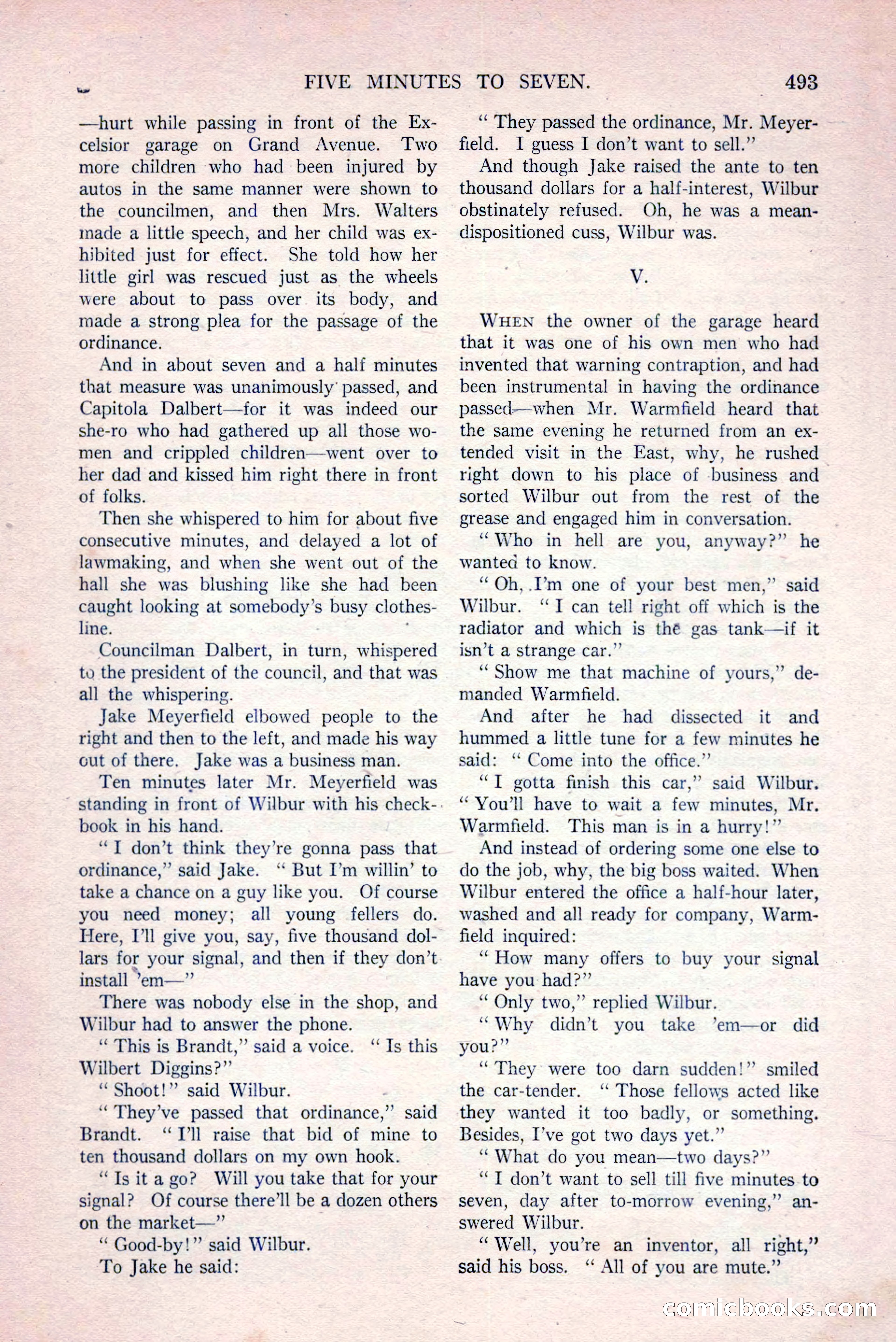 All-Story Weekly, March 29, 1919 — page 147 of 184