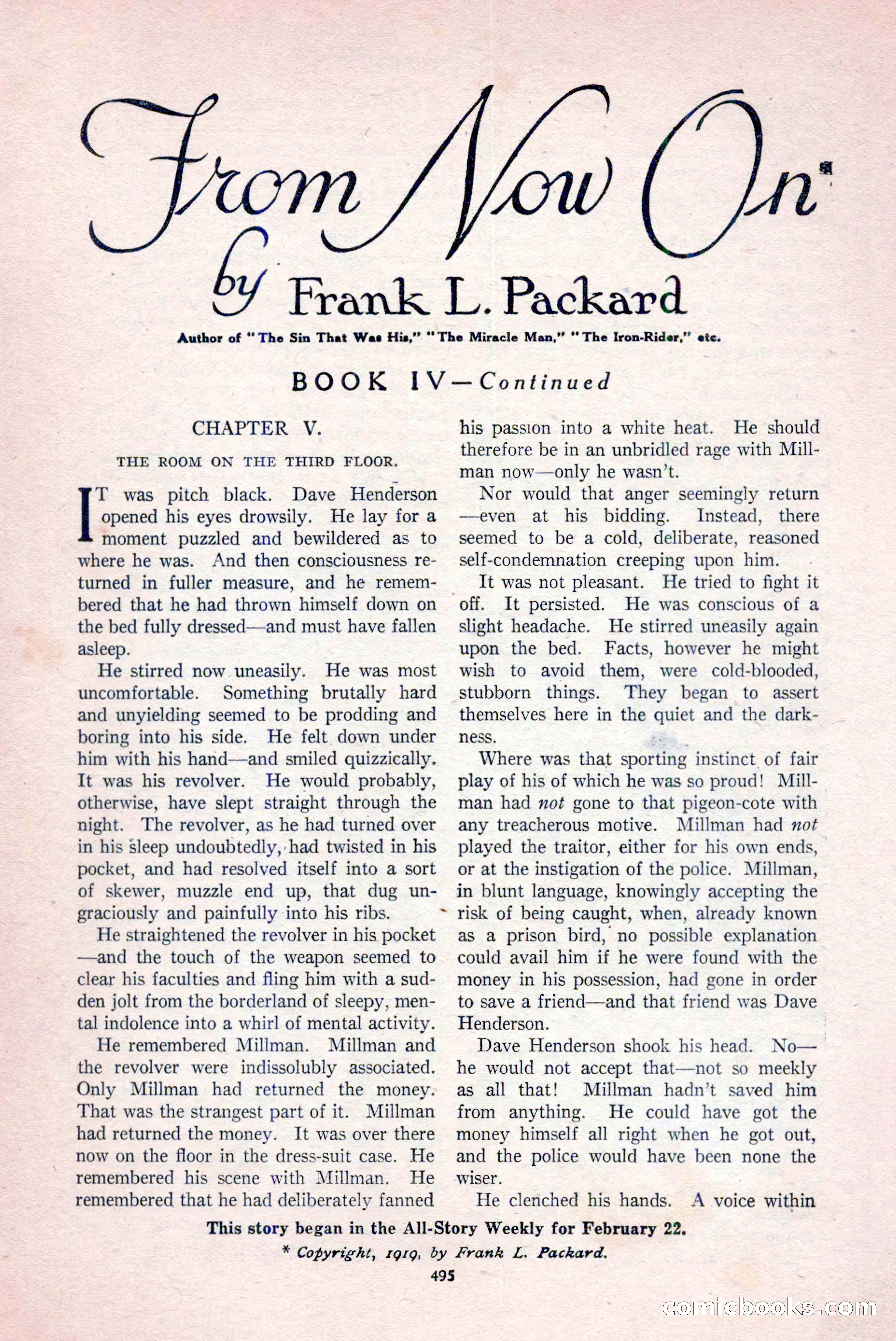 All-Story Weekly, March 29, 1919 — page 149 of 184