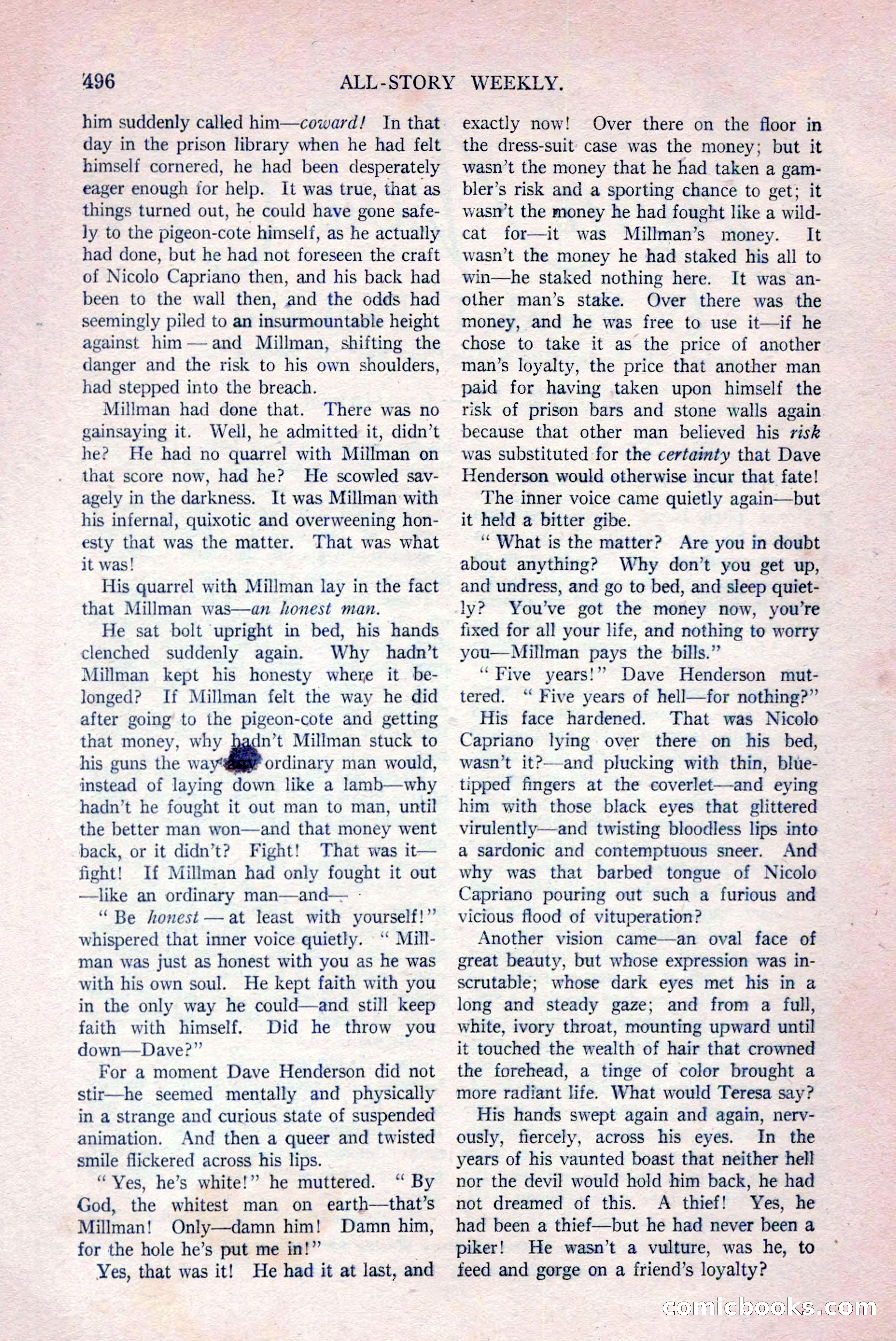 All-Story Weekly, March 29, 1919 — page 150 of 184