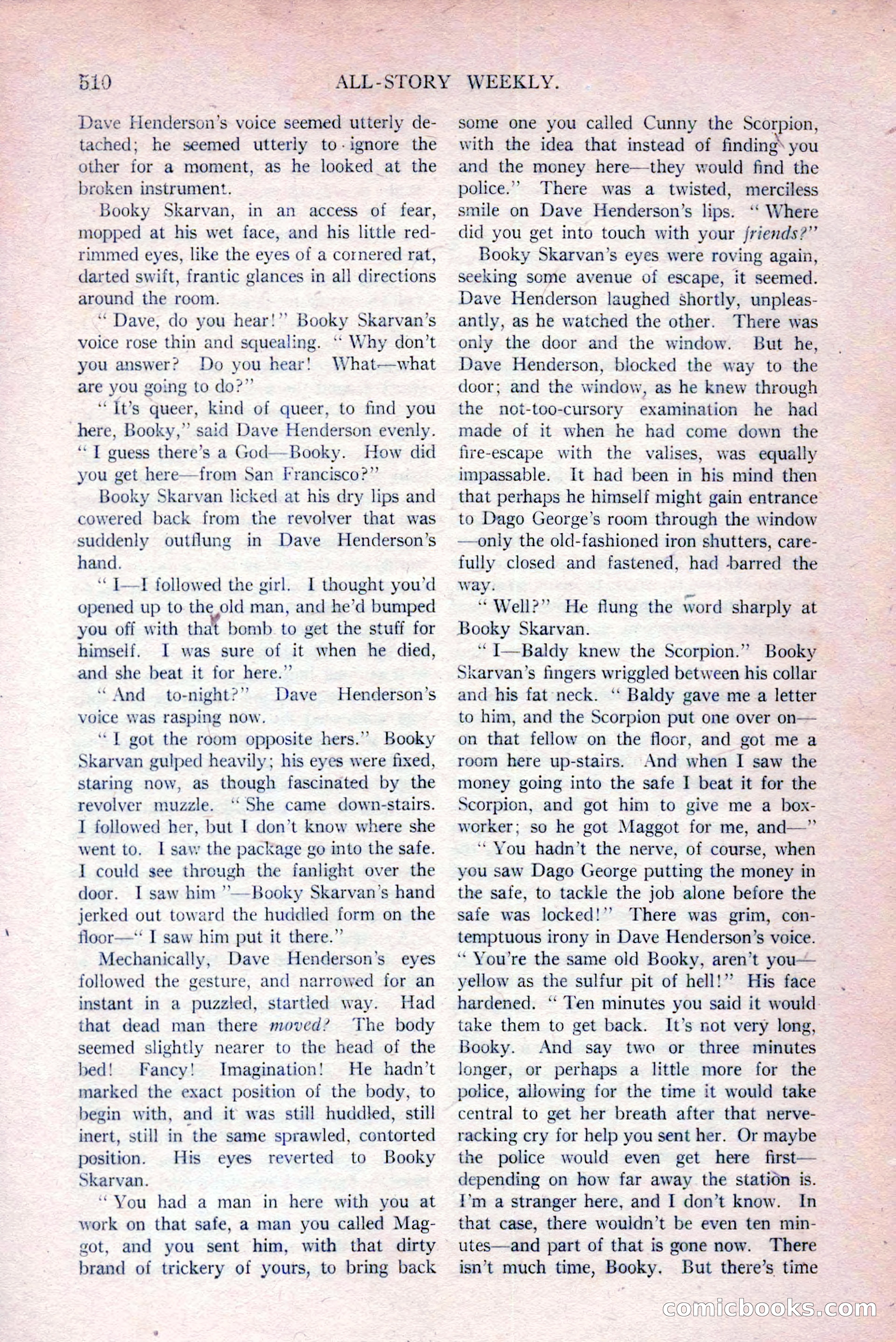 All-Story Weekly, March 29, 1919 — page 164 of 184