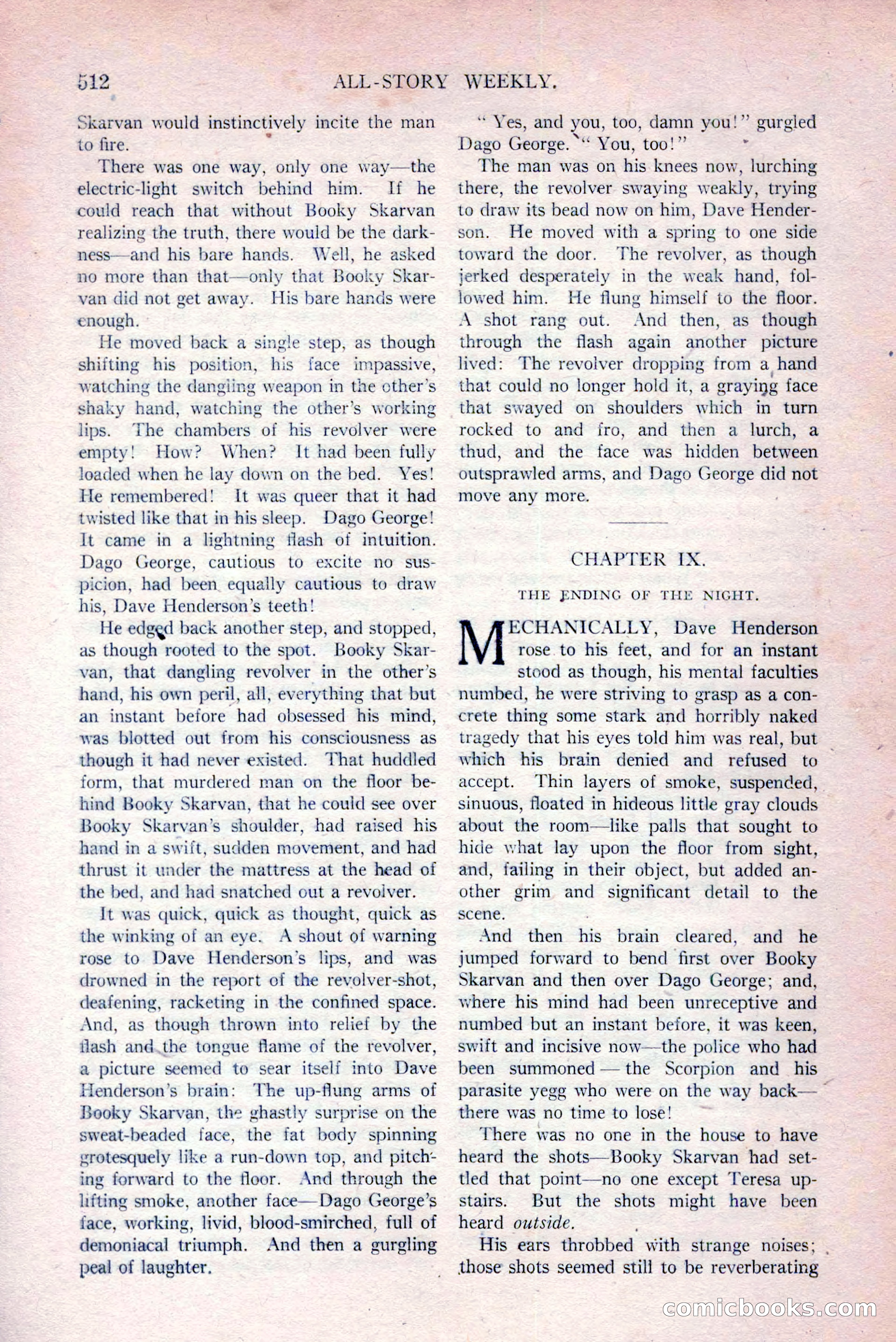 All-Story Weekly, March 29, 1919 — page 166 of 184