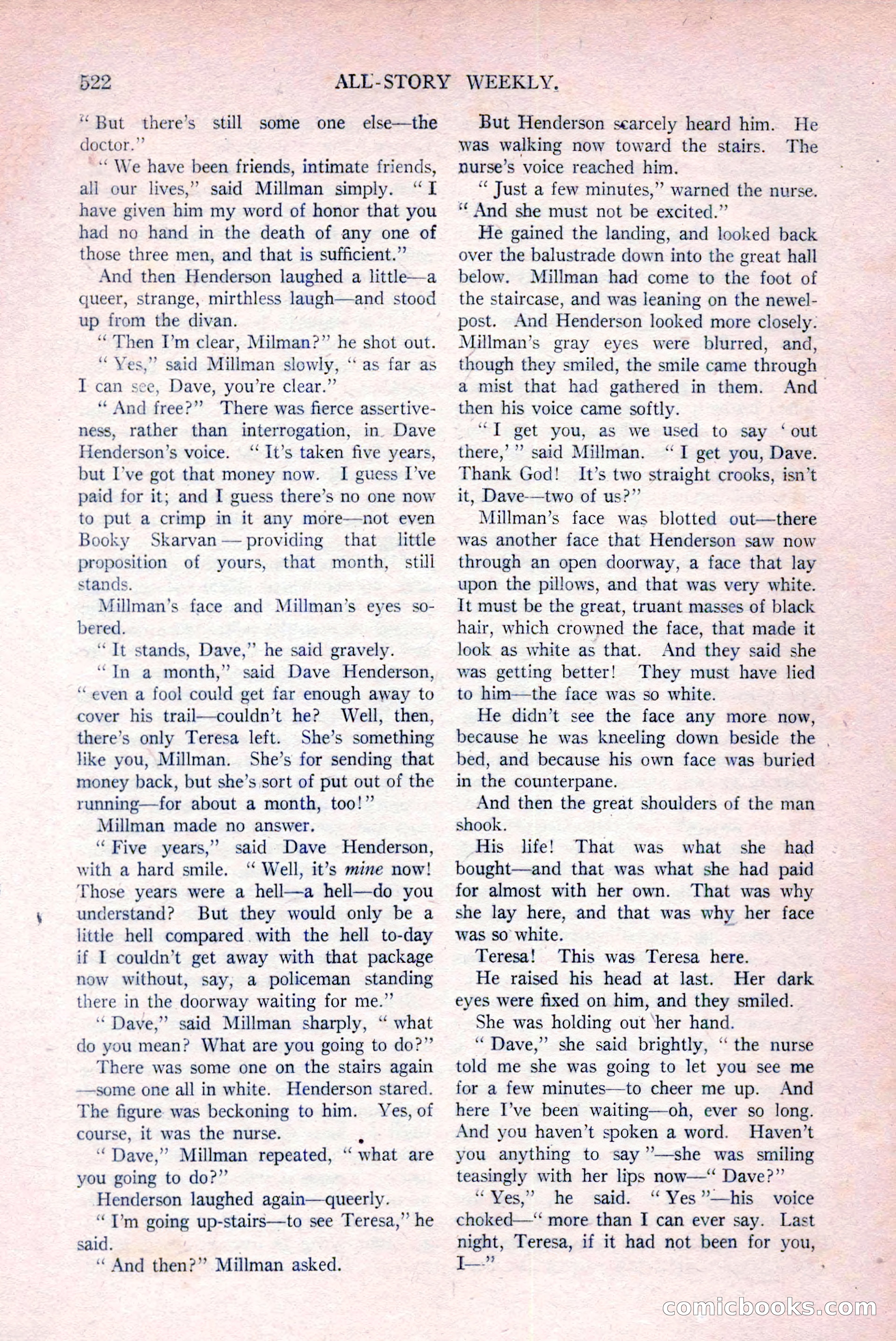 All-Story Weekly, March 29, 1919 — page 176 of 184