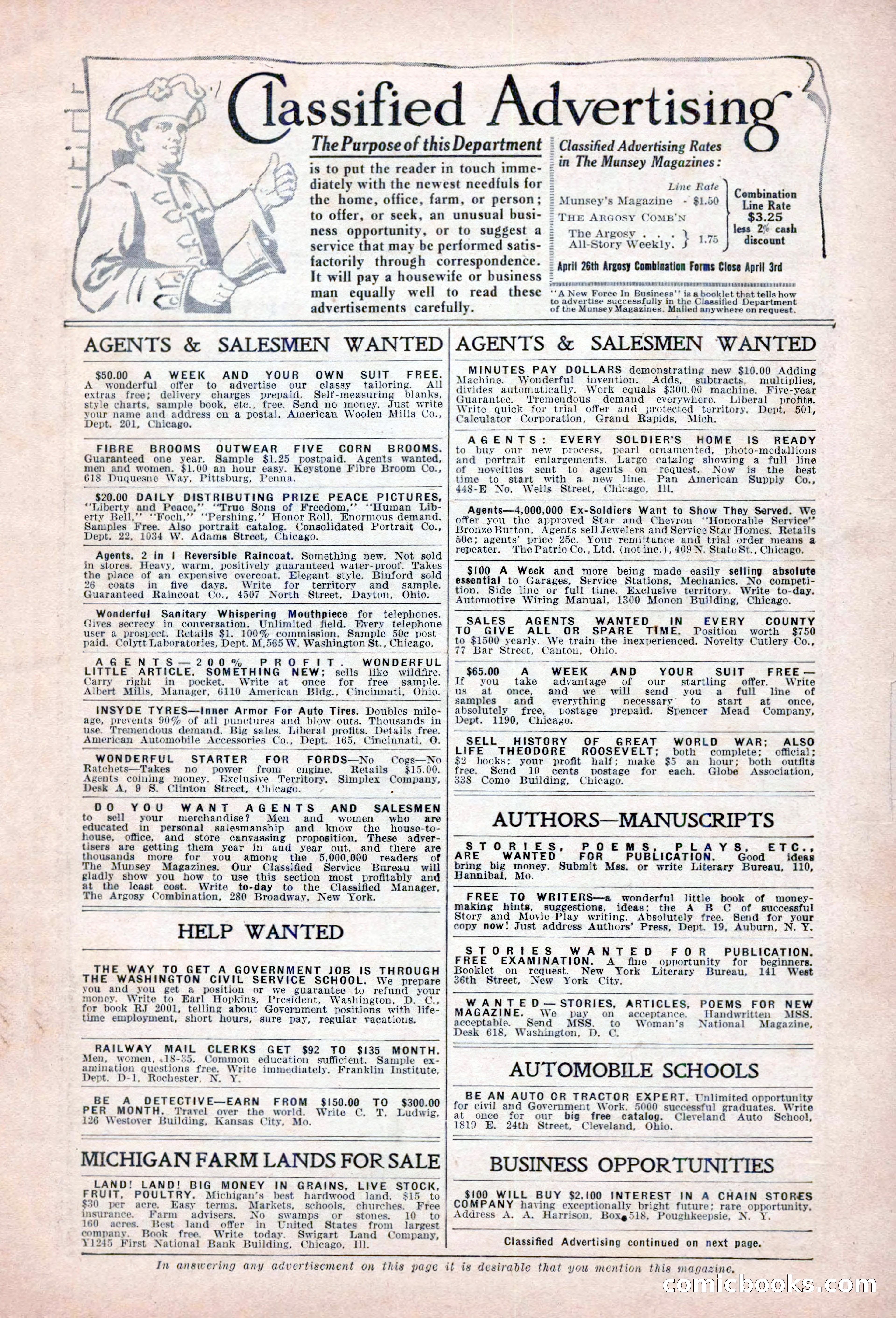 All-Story Weekly, April 5, 1919 — page 5 of 196