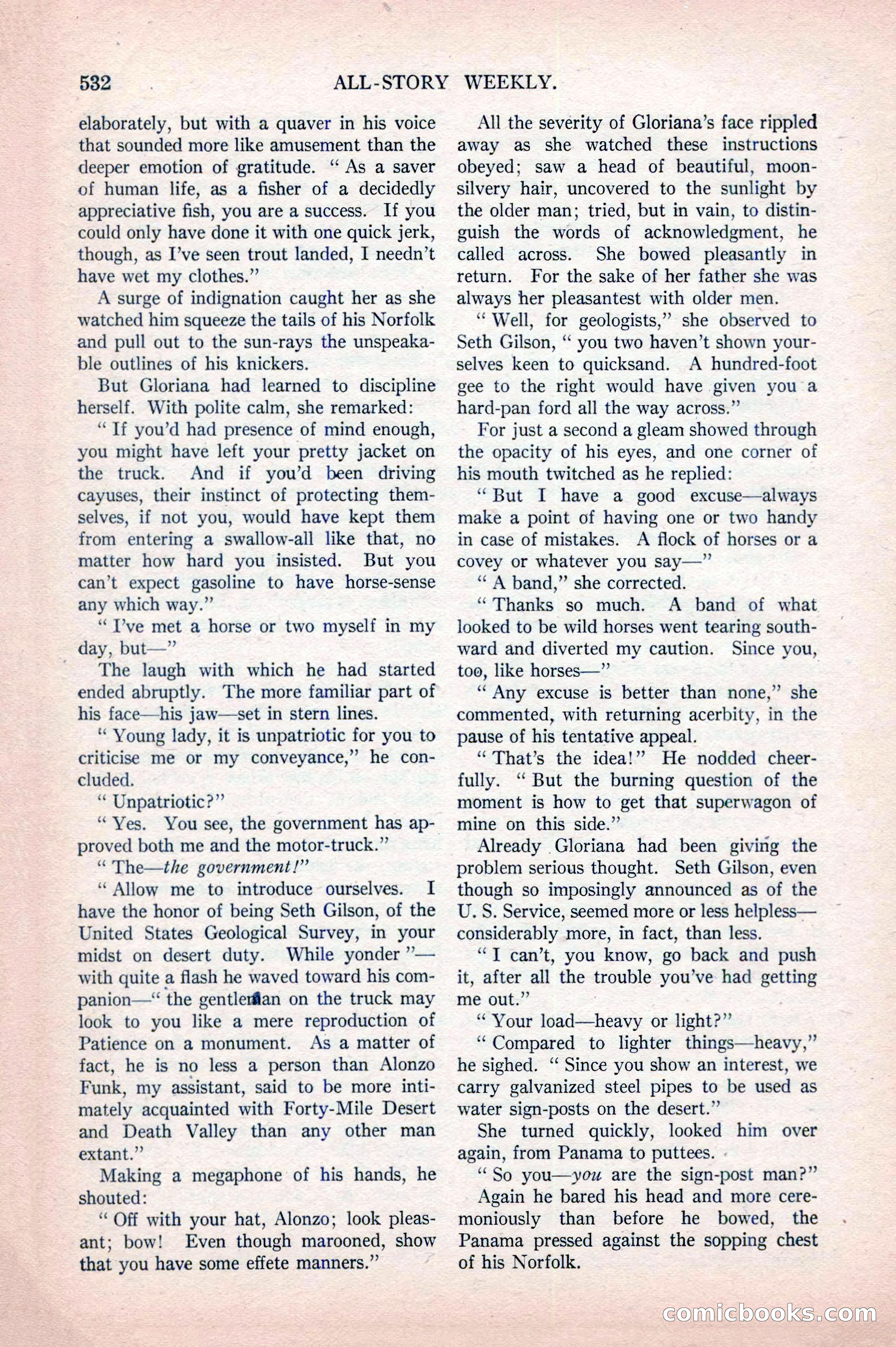 All-Story Weekly, April 5, 1919 — page 14 of 196