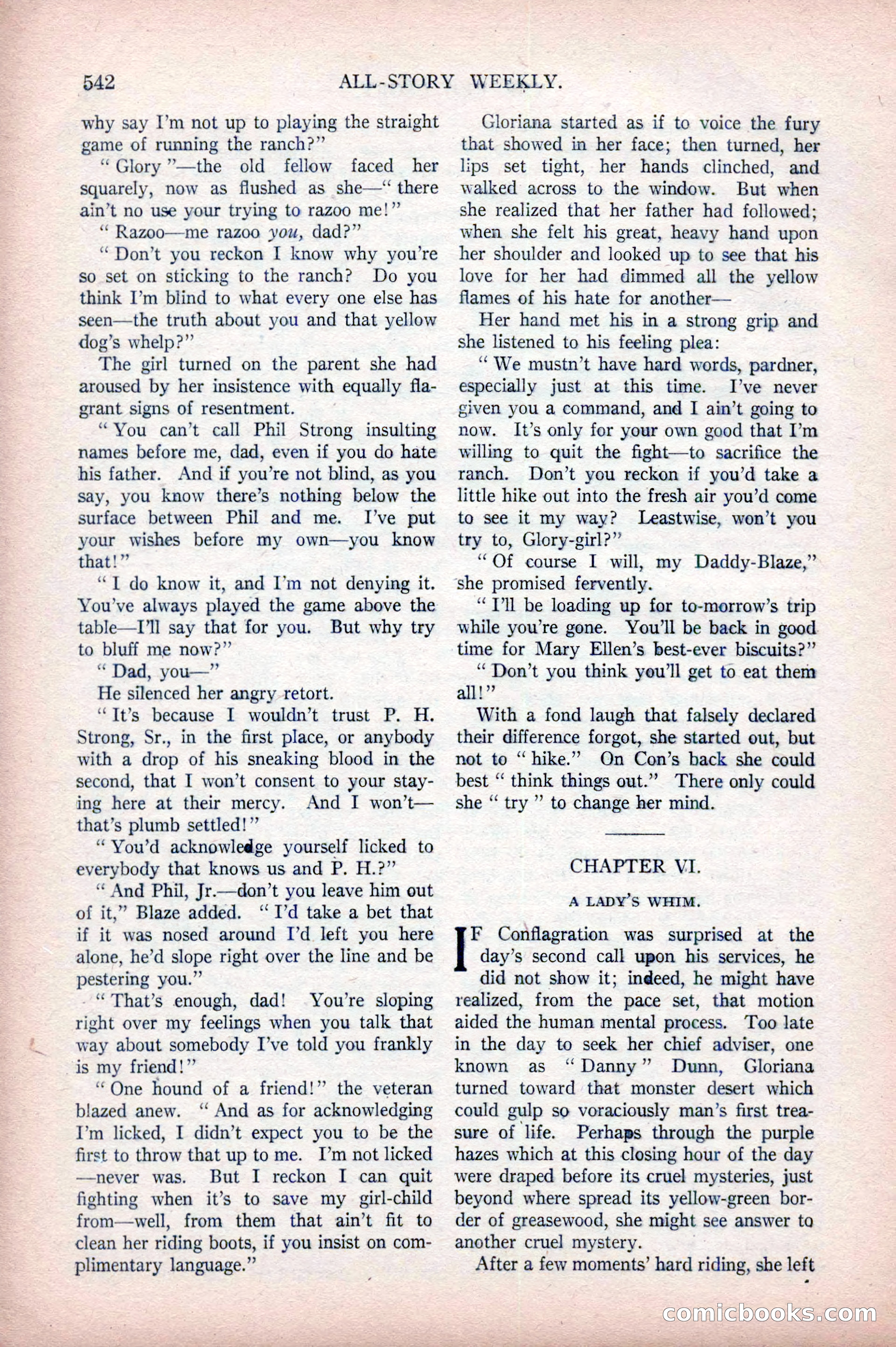 All-Story Weekly, April 5, 1919 — page 24 of 196