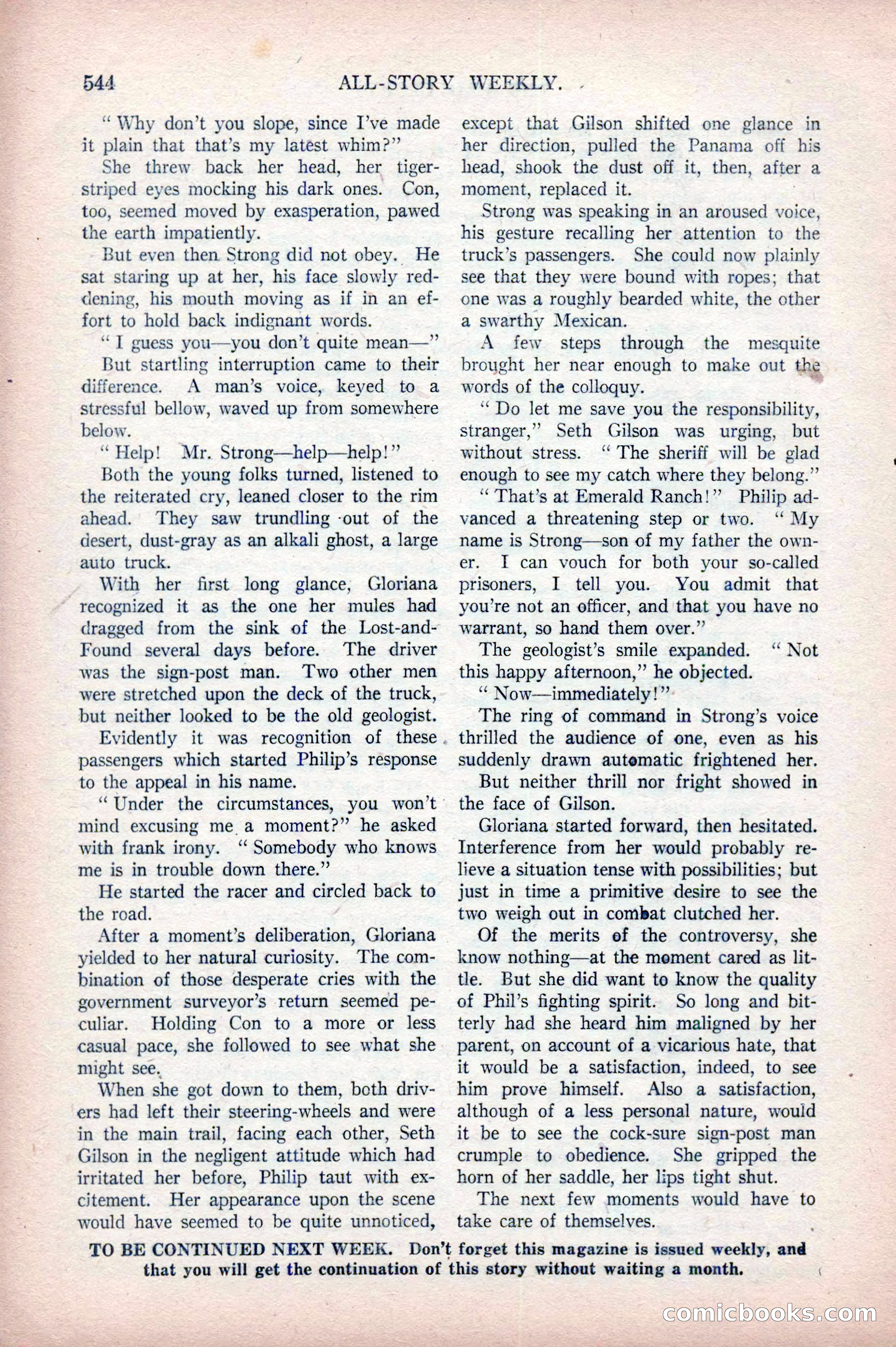 All-Story Weekly, April 5, 1919 — page 26 of 196