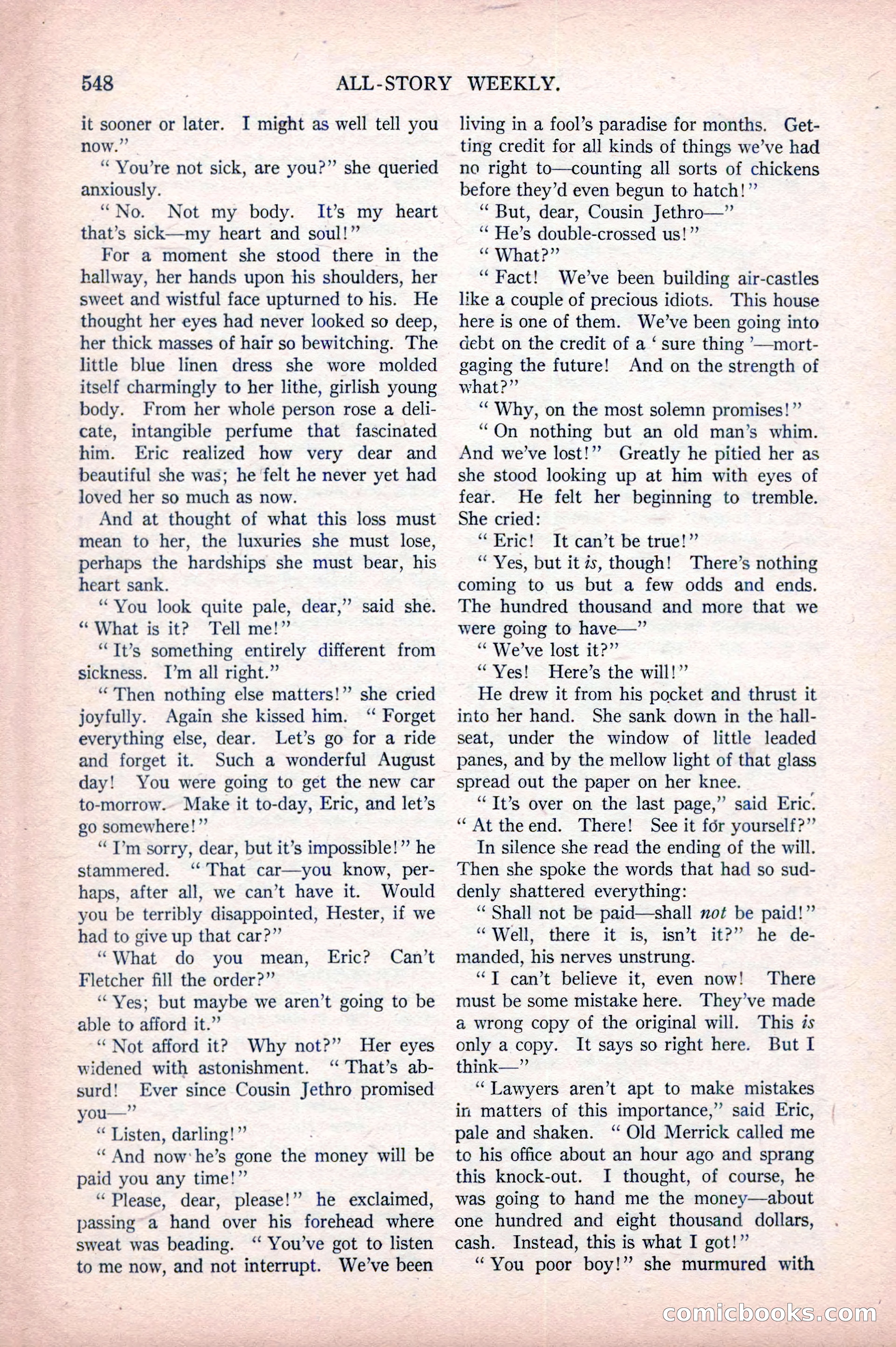 All-Story Weekly, April 5, 1919 — page 30 of 196