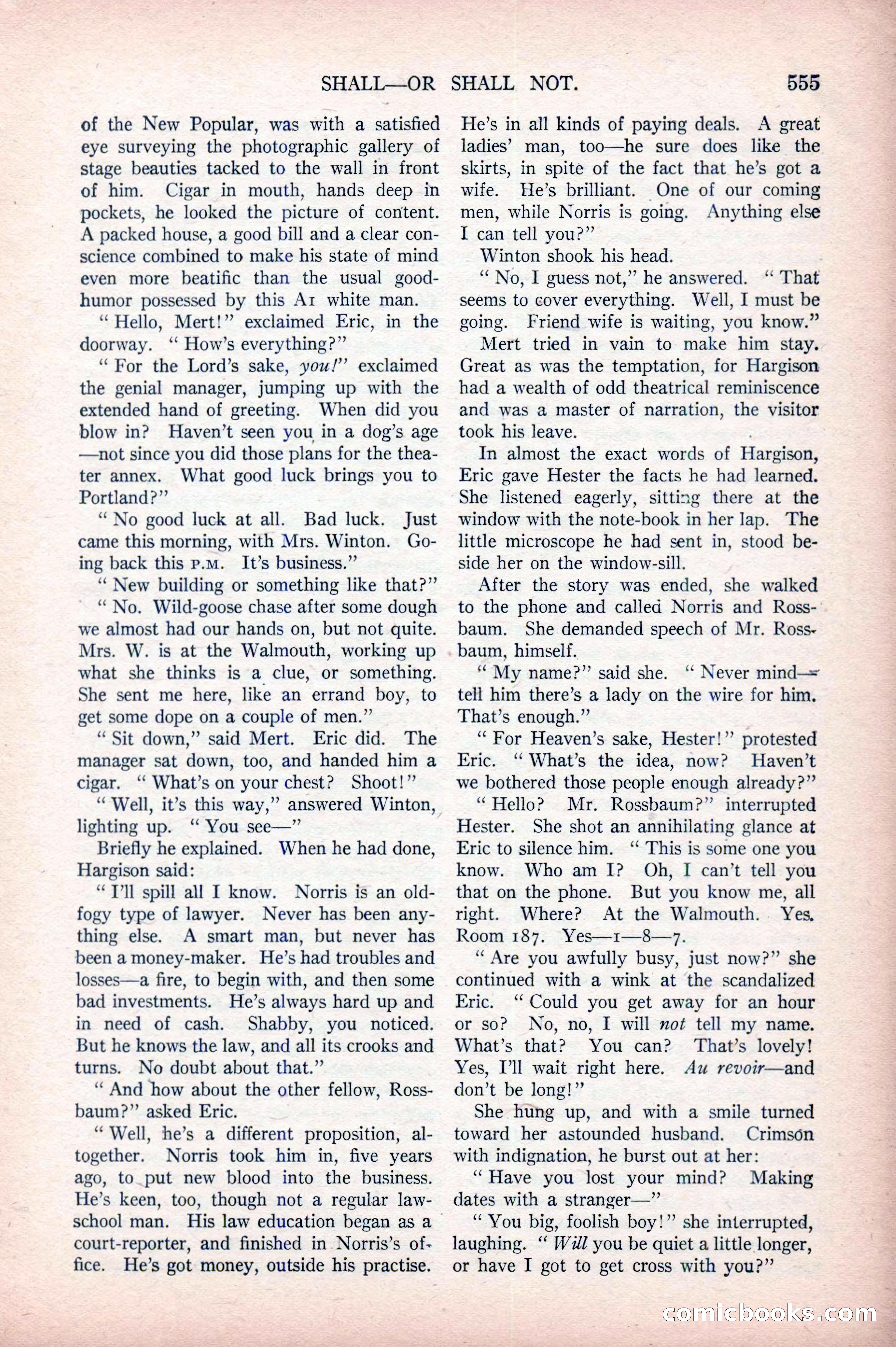 All-Story Weekly, April 5, 1919 — page 37 of 196