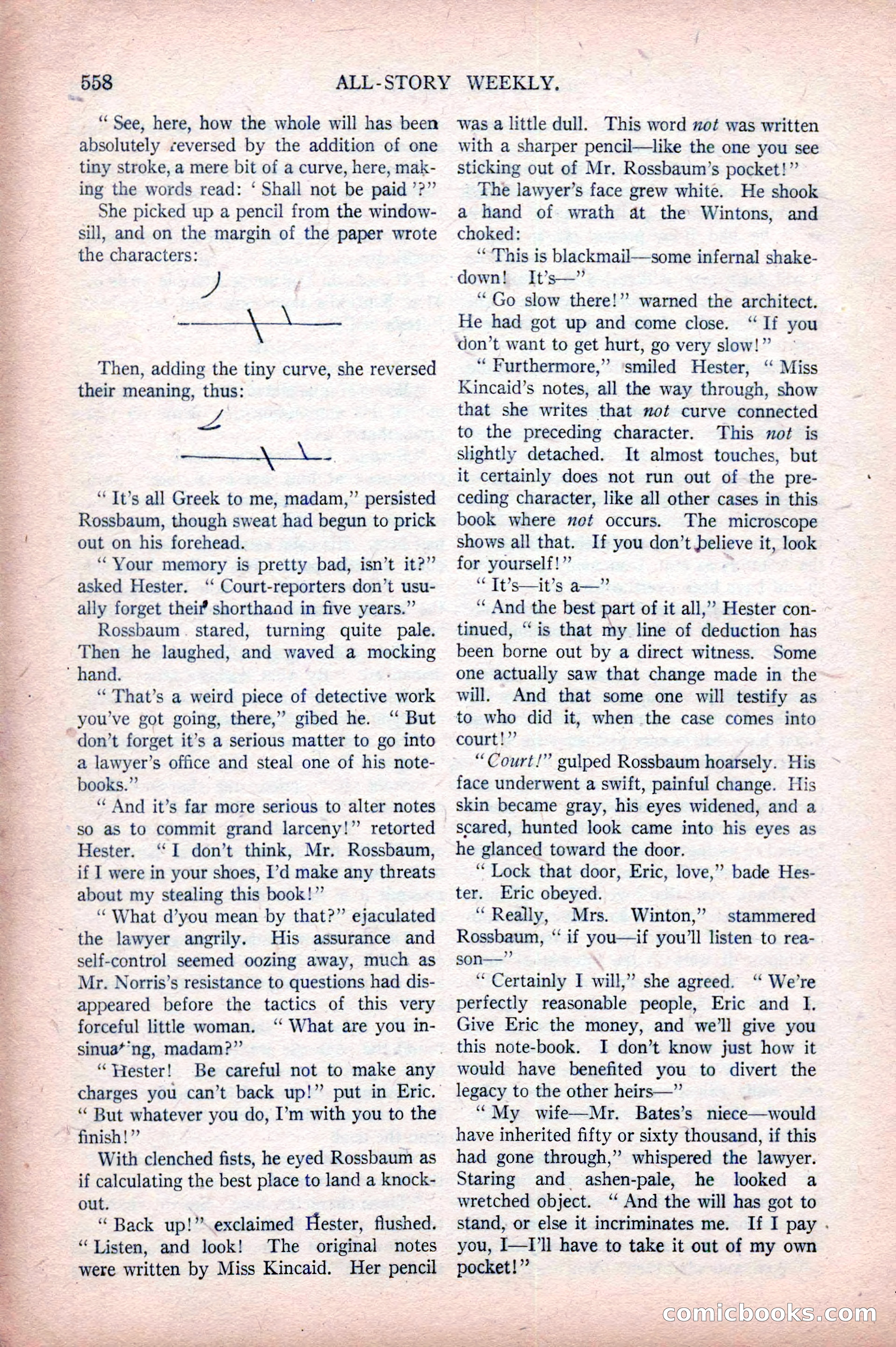 All-Story Weekly, April 5, 1919 — page 40 of 196