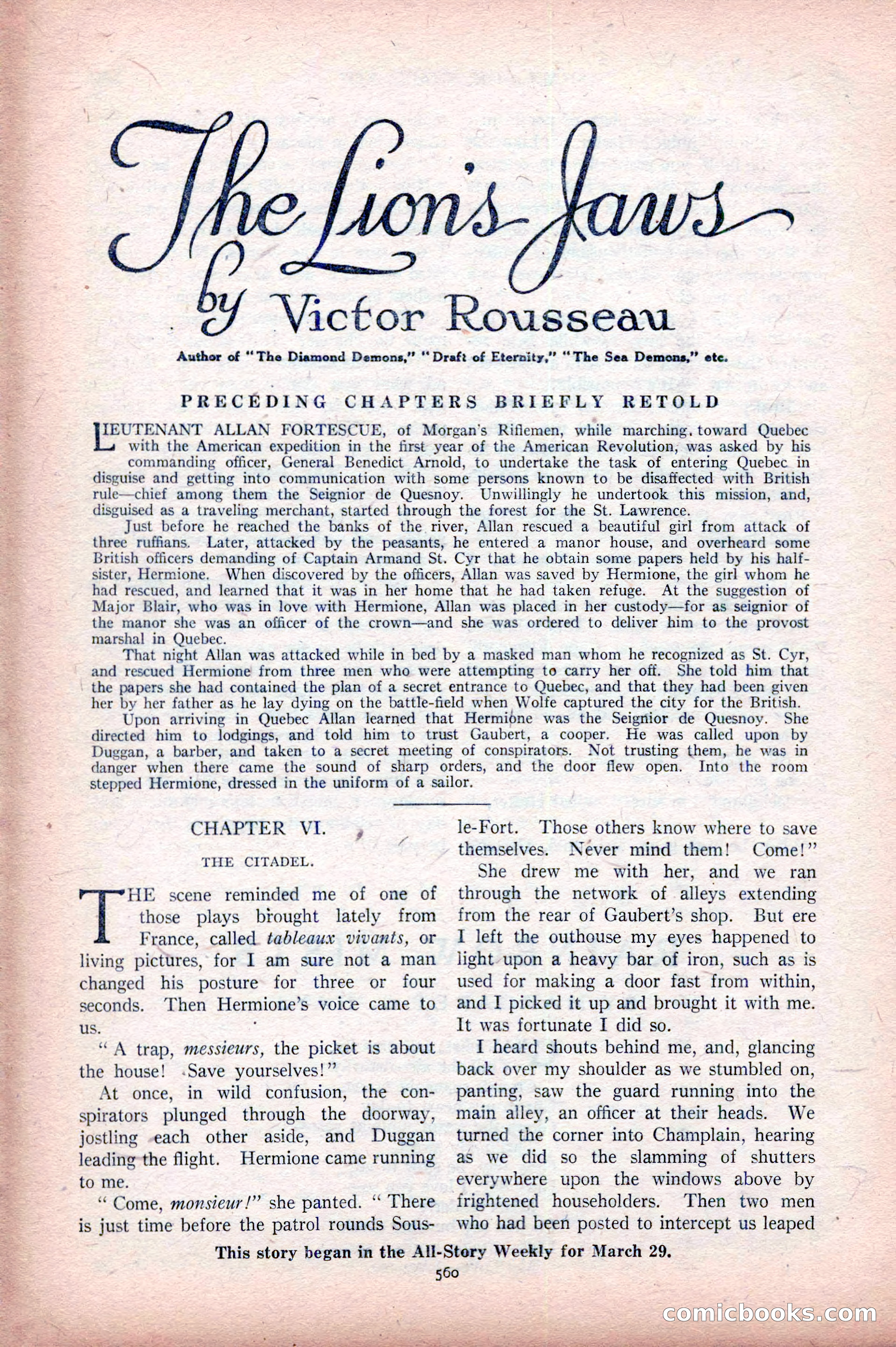 All-Story Weekly, April 5, 1919 — page 42 of 196