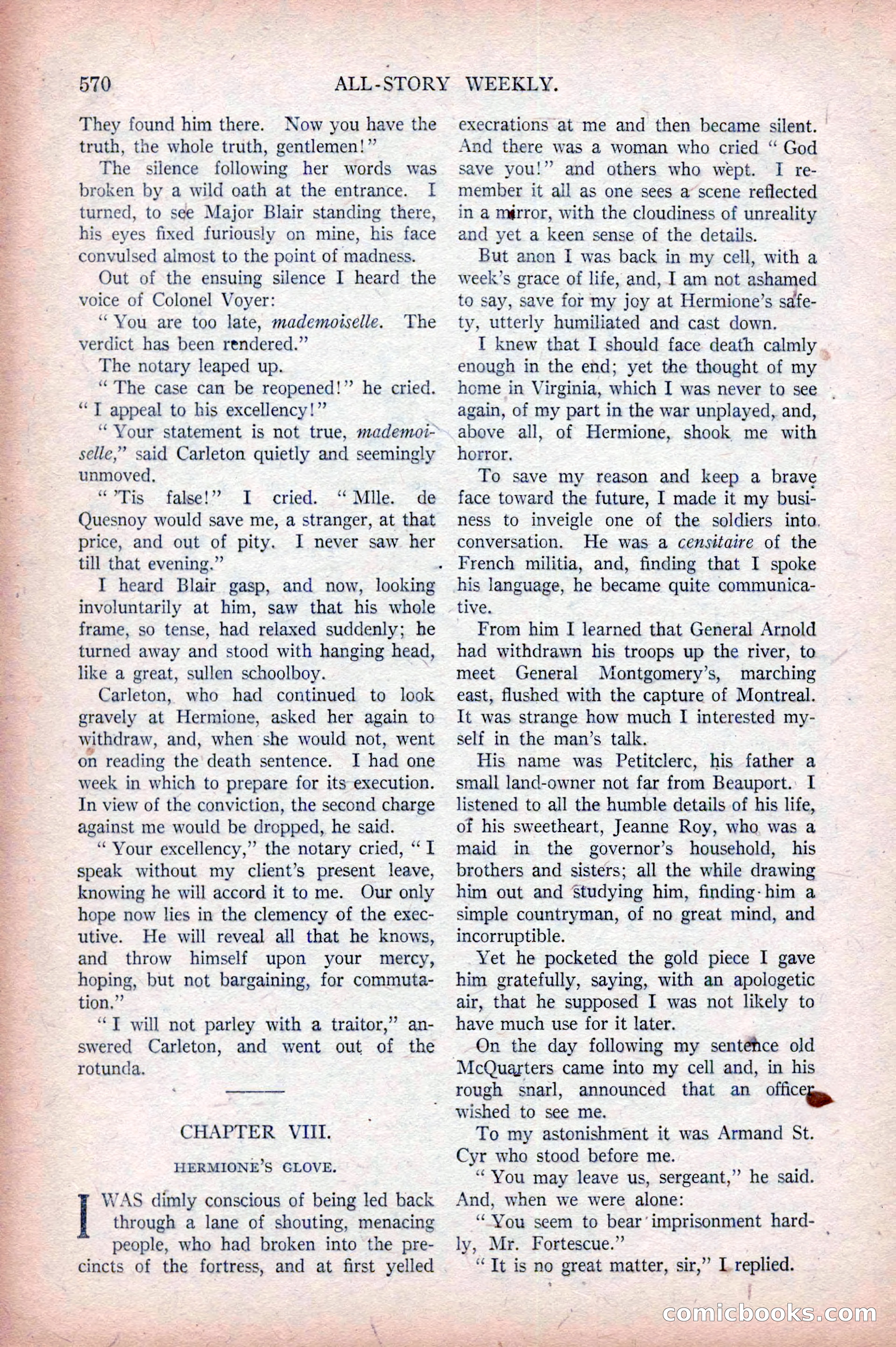 All-Story Weekly, April 5, 1919 — page 52 of 196