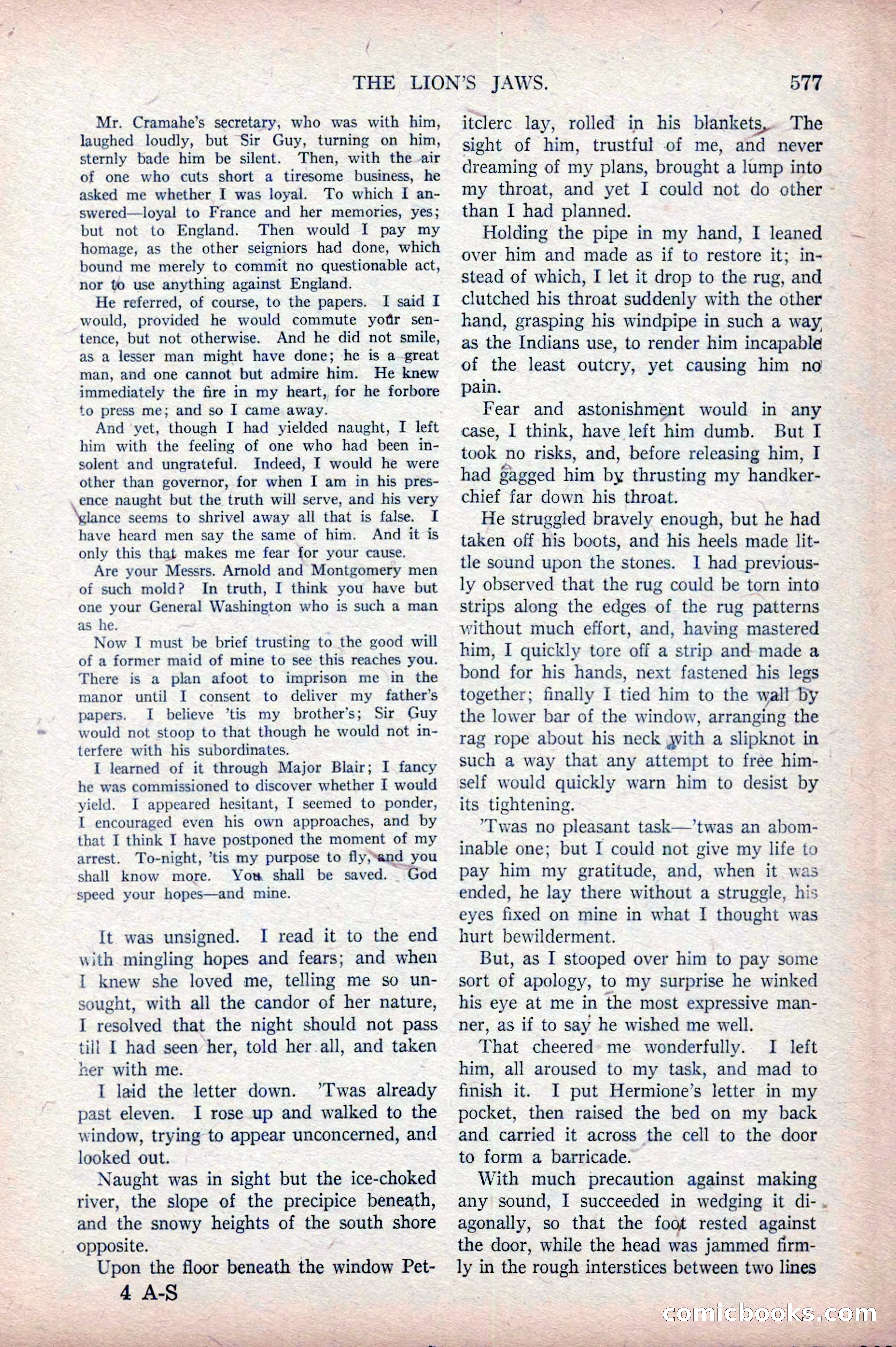 All-Story Weekly, April 5, 1919 — page 59 of 196