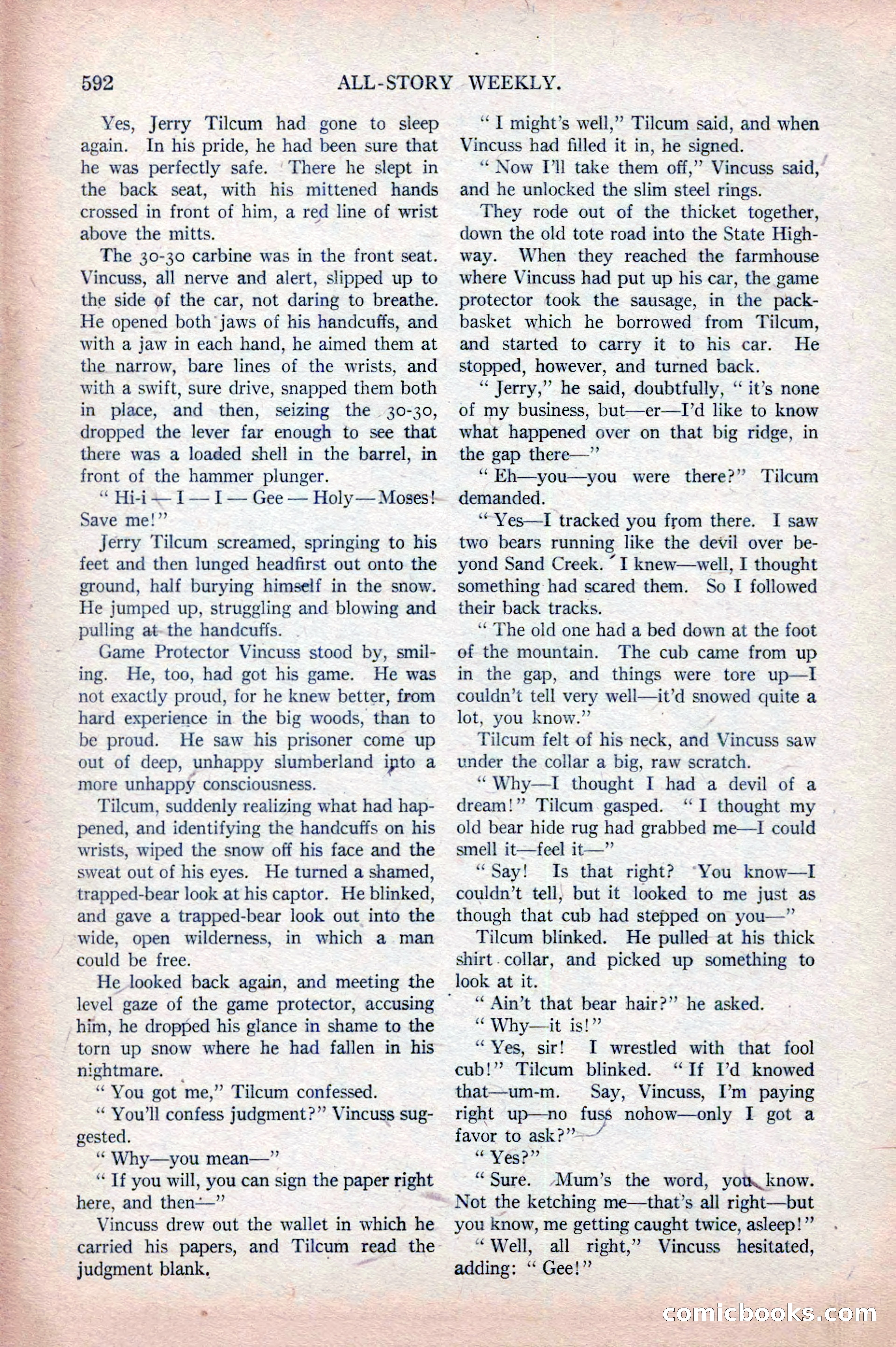 All-Story Weekly, April 5, 1919 — page 74 of 196