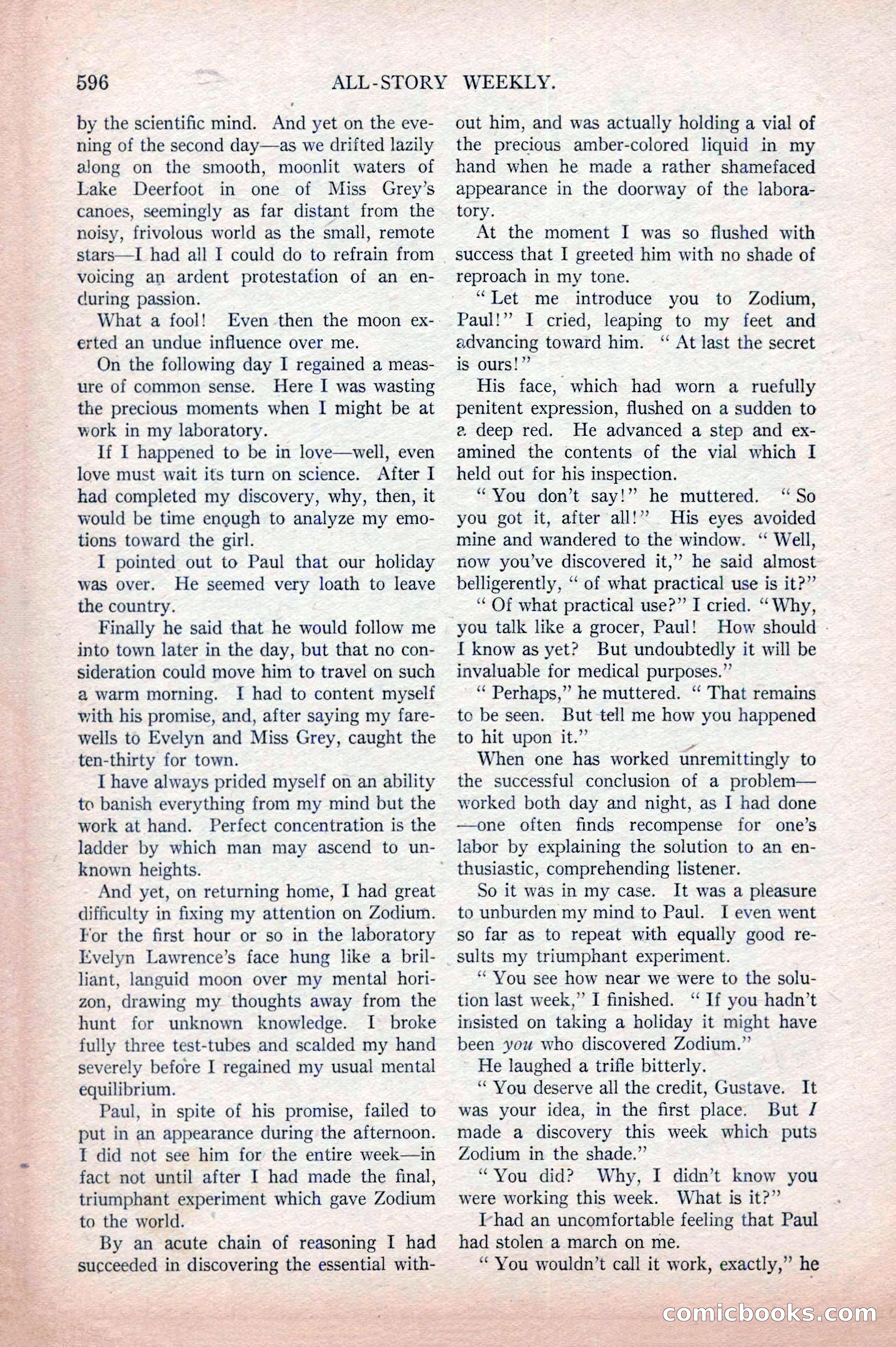 All-Story Weekly, April 5, 1919 — page 78 of 196