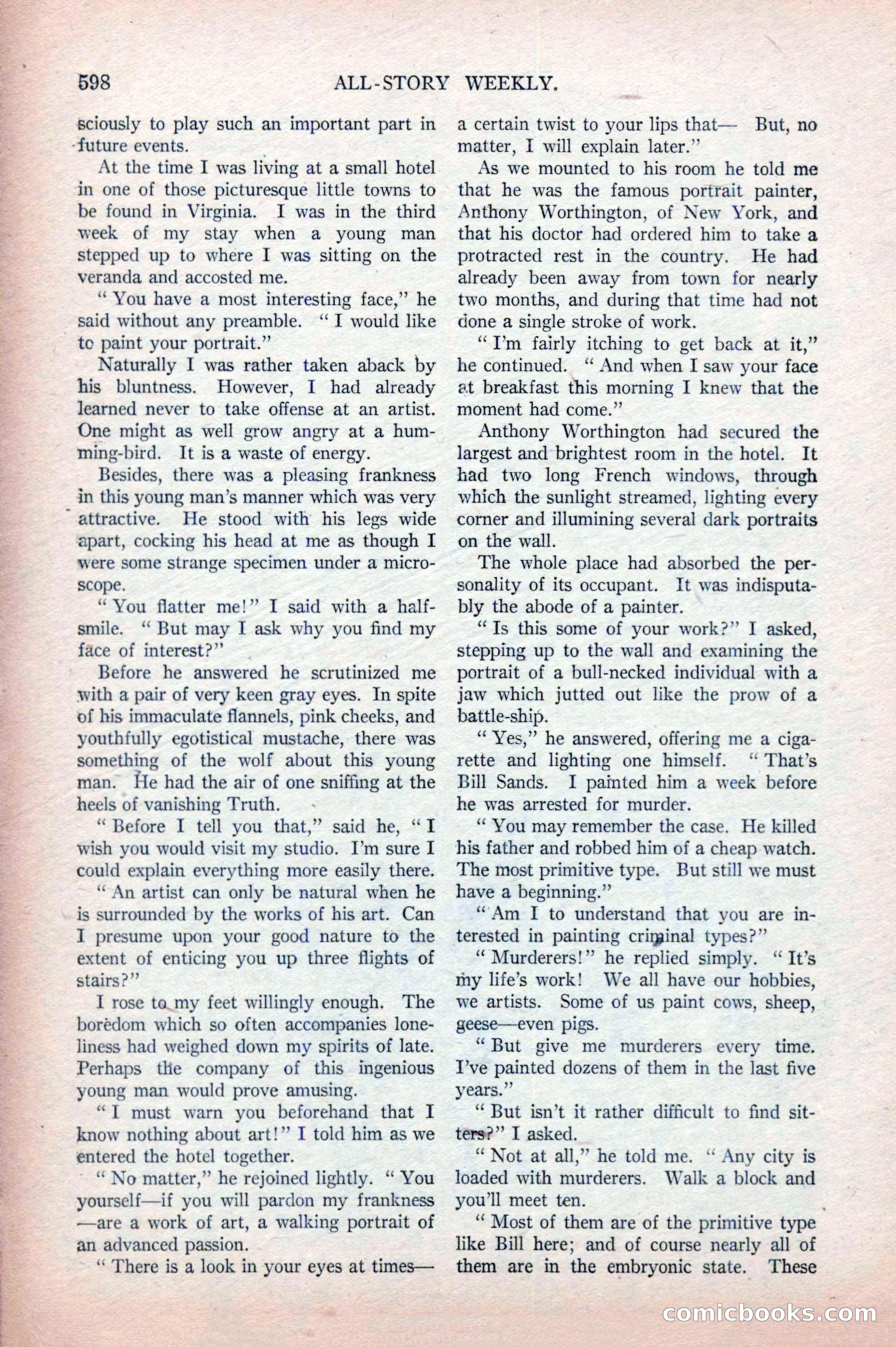 All-Story Weekly, April 5, 1919 — page 80 of 196