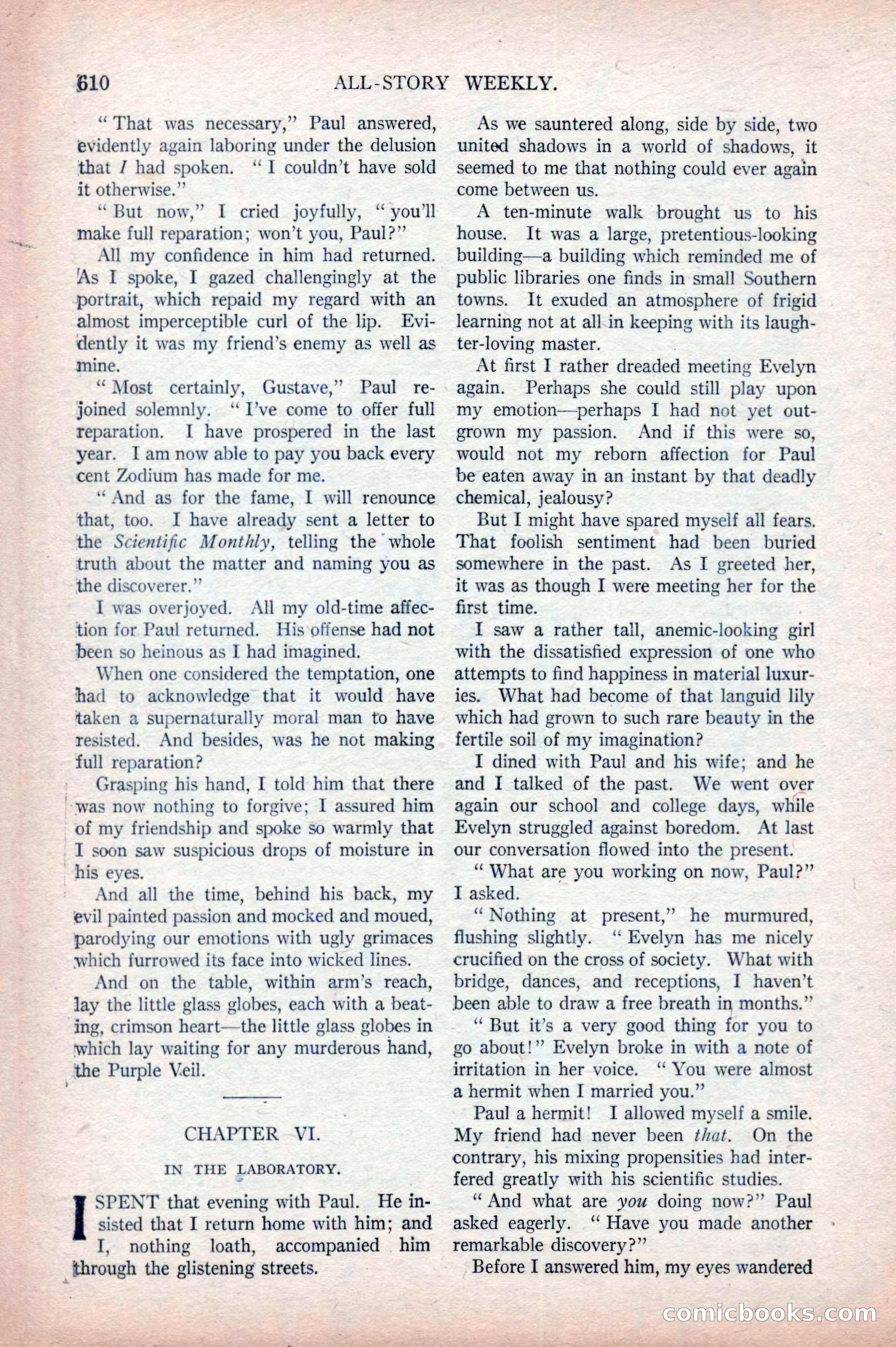 All-Story Weekly, April 5, 1919 — page 92 of 196