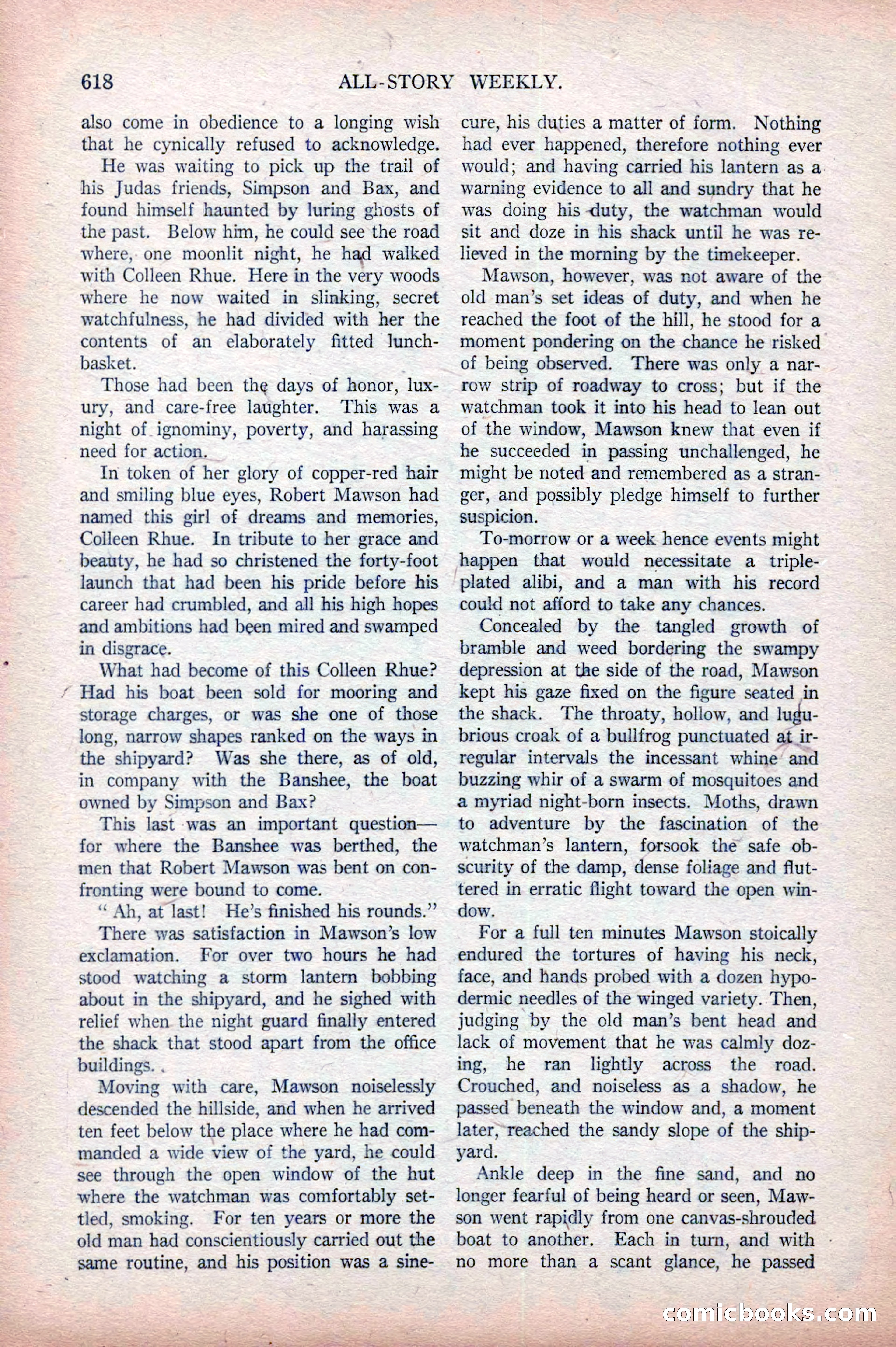 All-Story Weekly, April 5, 1919 — page 100 of 196