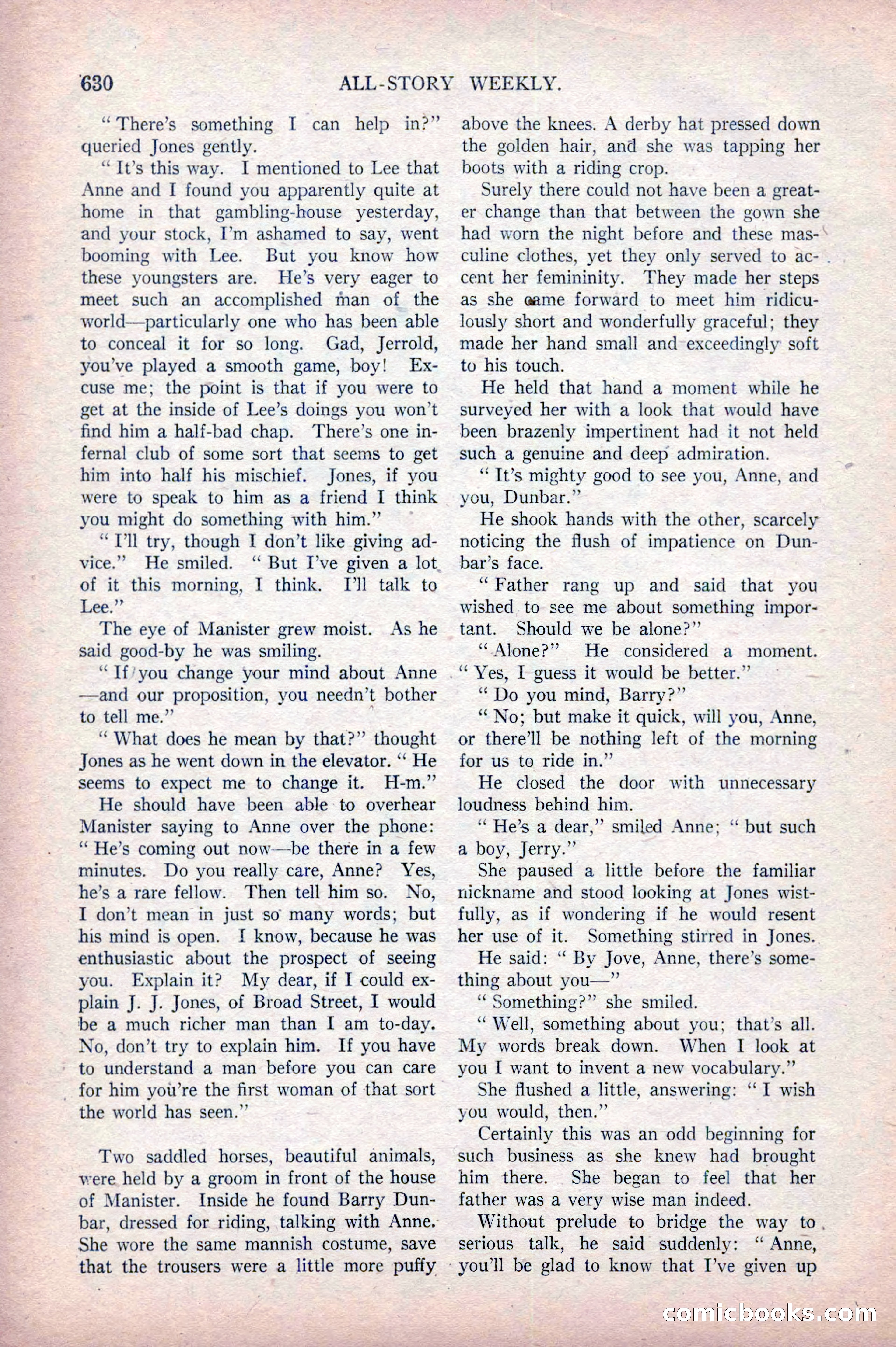 All-Story Weekly, April 5, 1919 — page 112 of 196