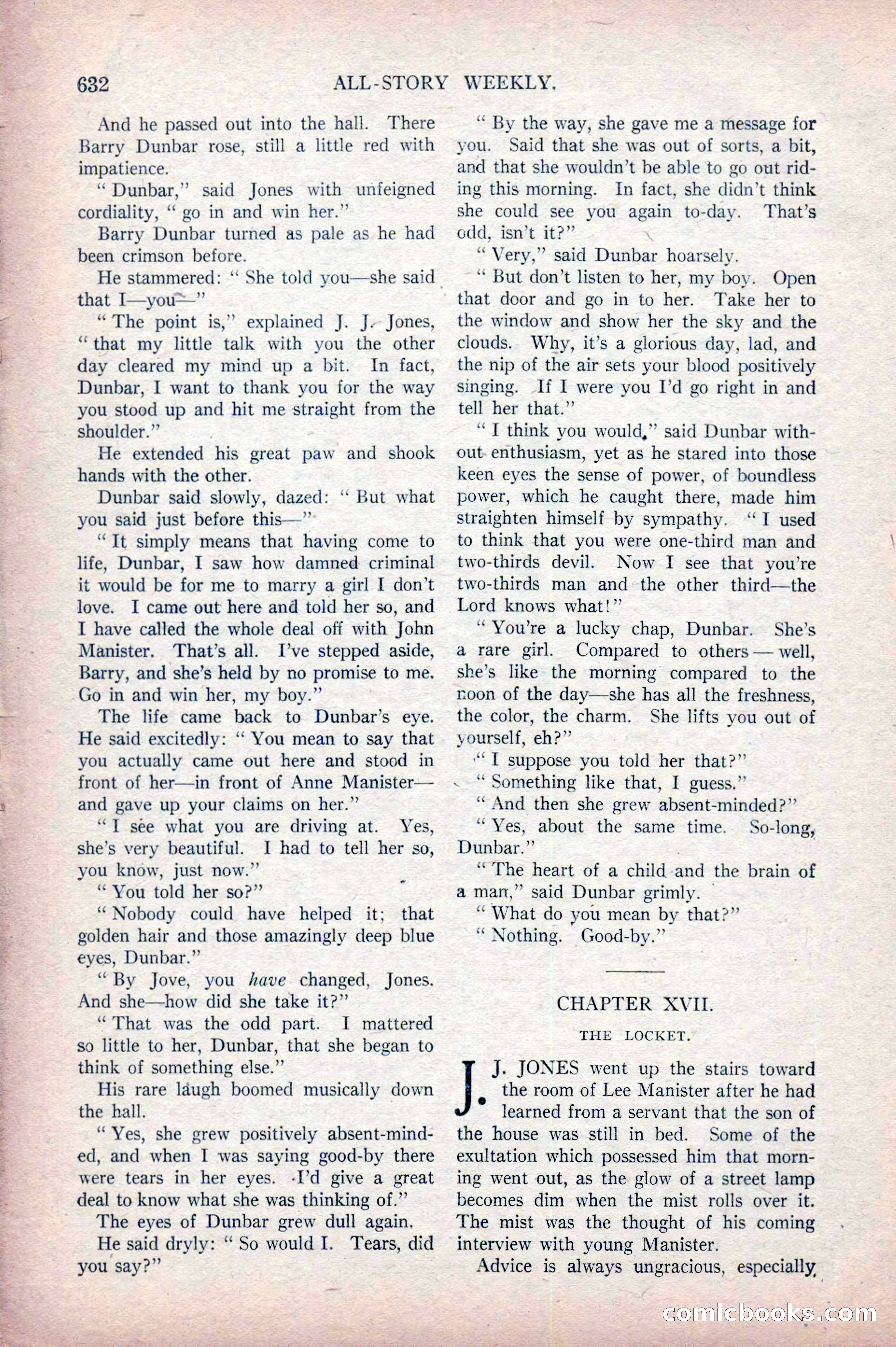 All-Story Weekly, April 5, 1919 — page 114 of 196