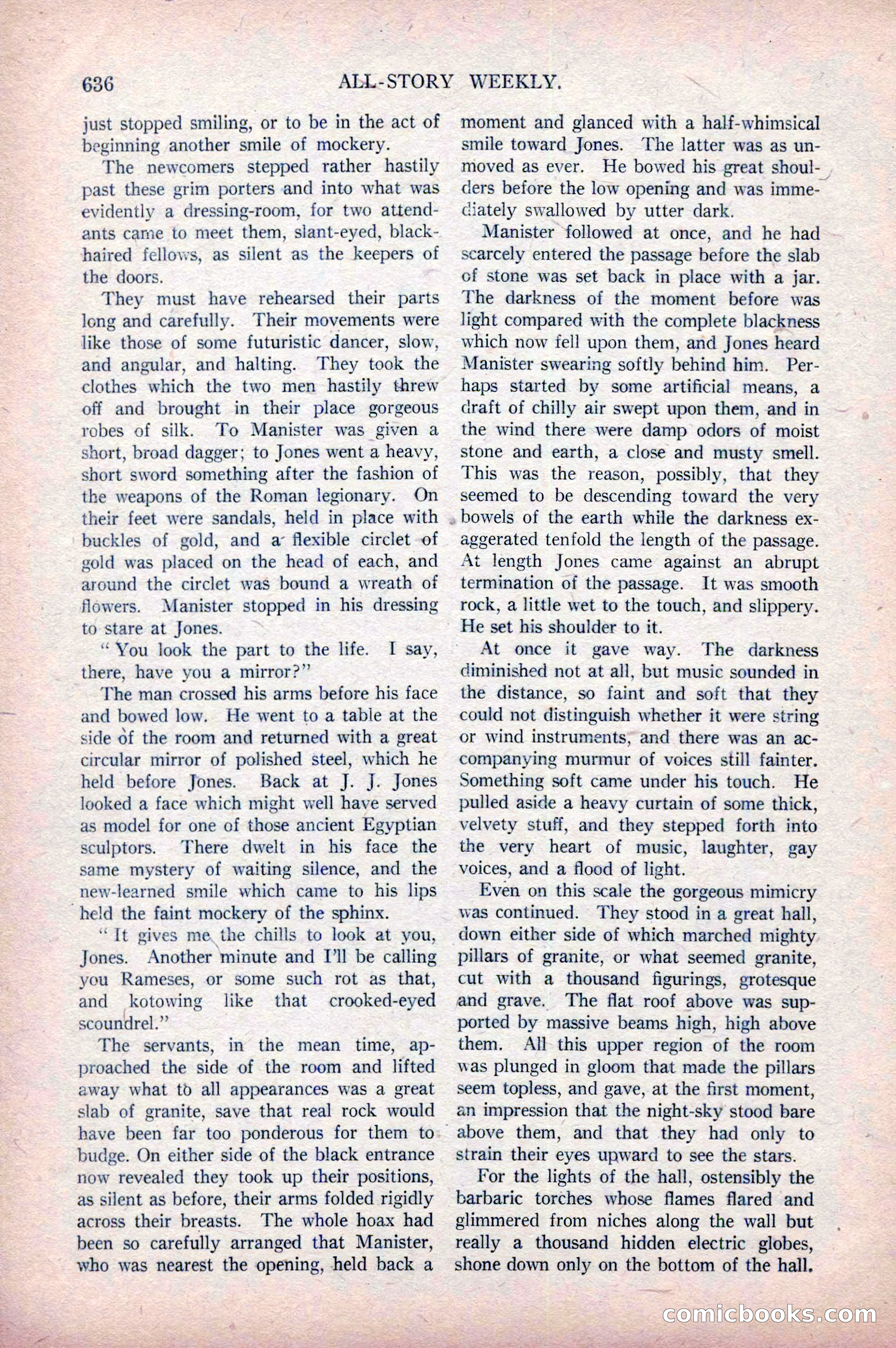 All-Story Weekly, April 5, 1919 — page 118 of 196
