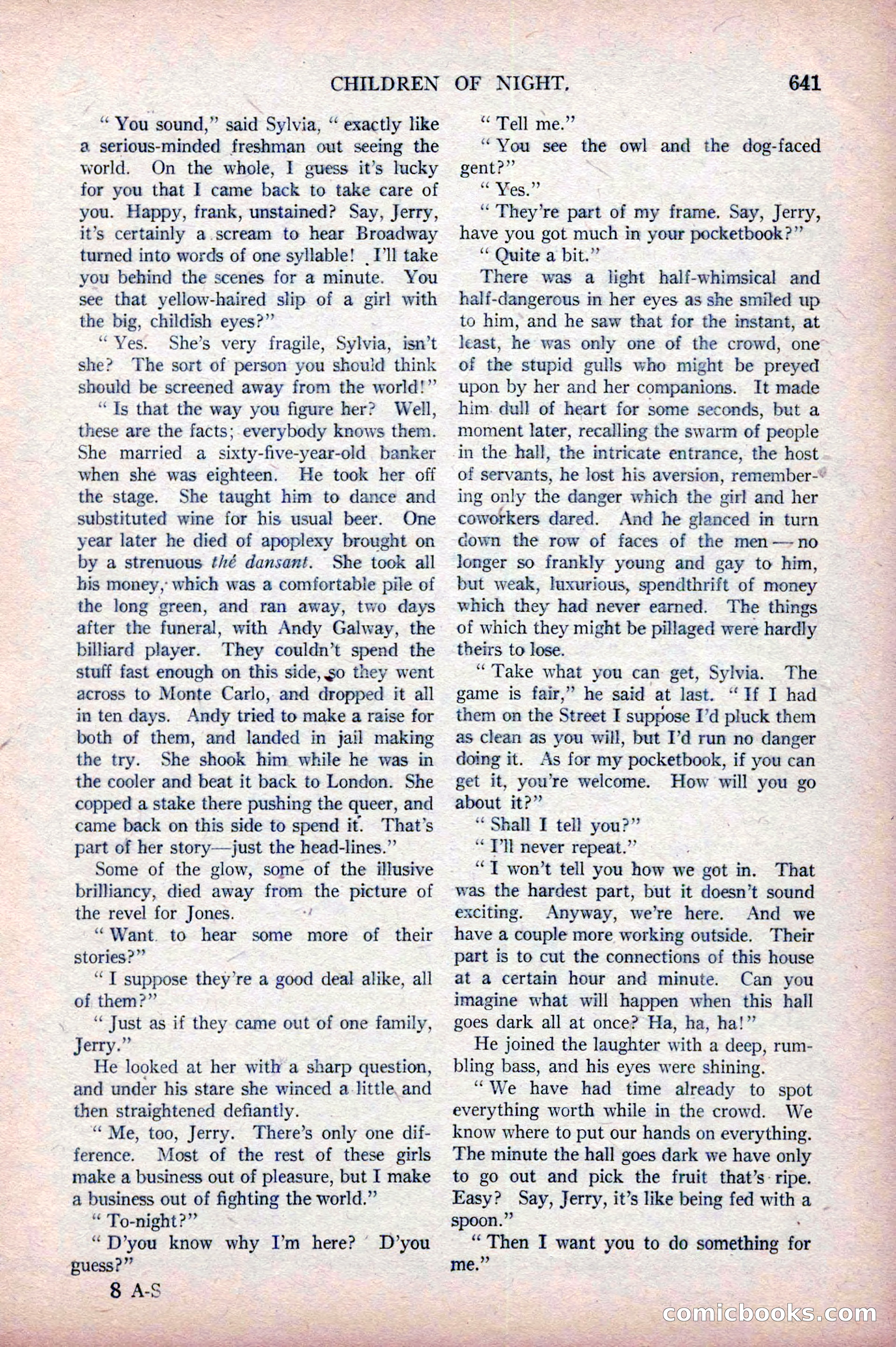 All-Story Weekly, April 5, 1919 — page 123 of 196