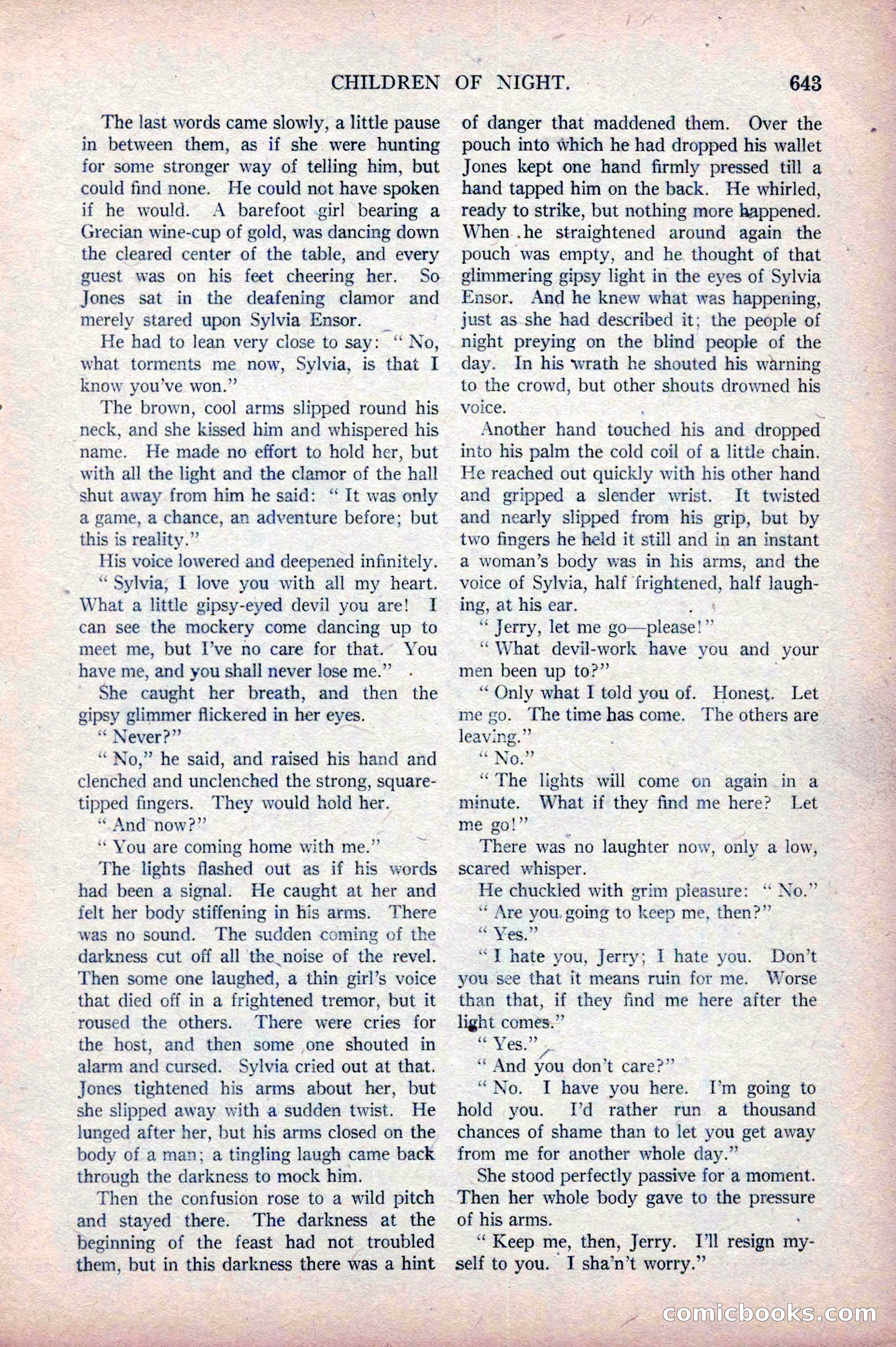 All-Story Weekly, April 5, 1919 — page 125 of 196